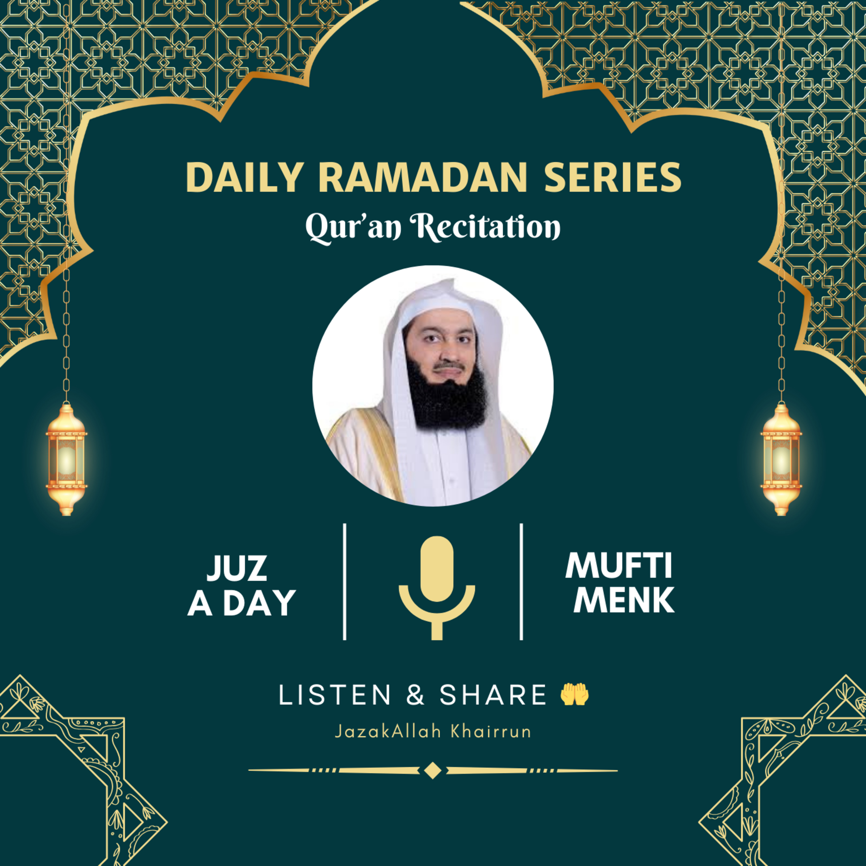 Qur'an Recitation Juz 15 - Juz A Day - Ramadan 2025 Series