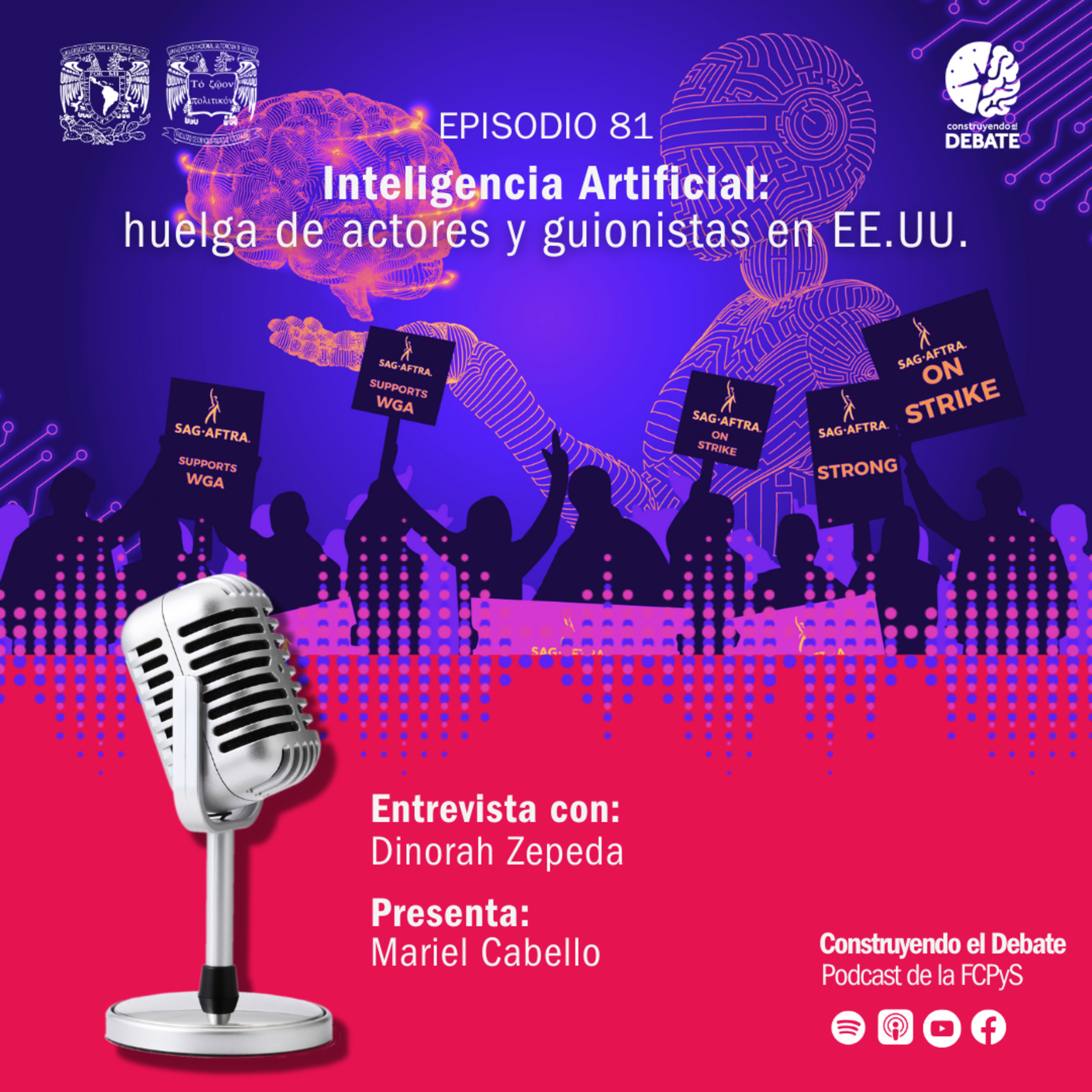 Ep. 81 Inteligencia Artificial: Huelga de actores y guionistas en EE.UU. episode artwork