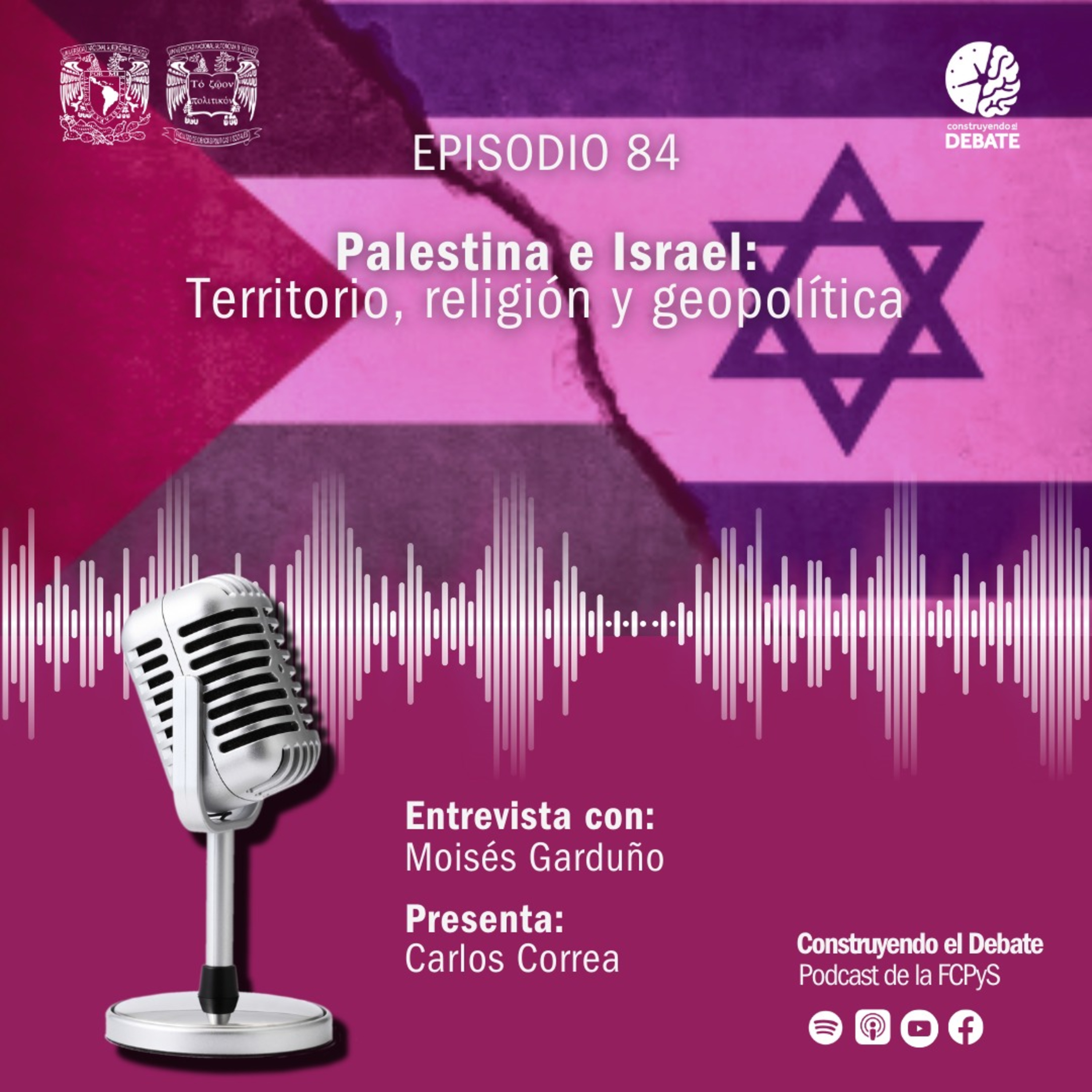 Ep. 84 Palestina e Israel: Territorio, religión y geopolítica episode artwork
