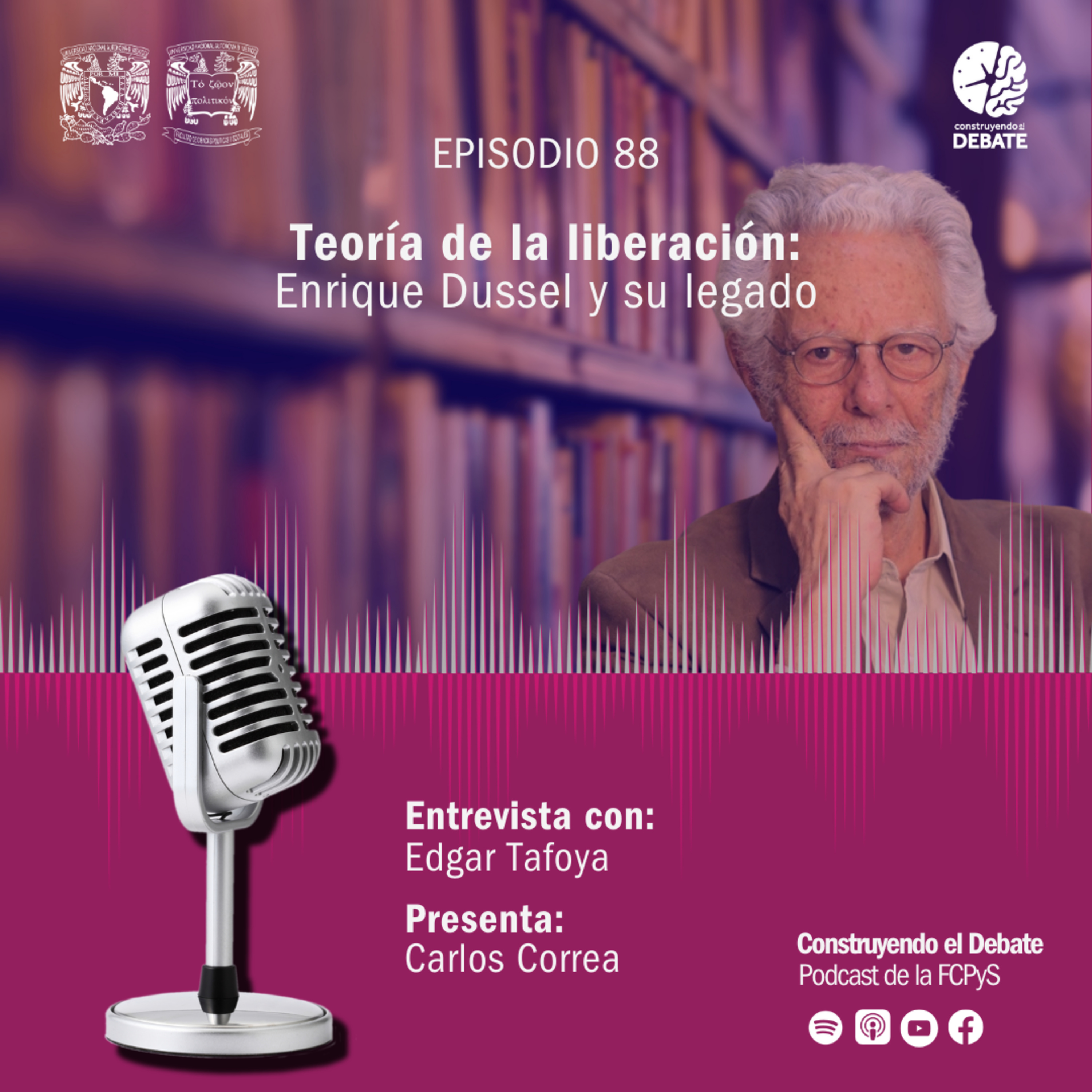 Ep. 88 Teoría de la liberación: Enrique Dussel y su legado episode artwork