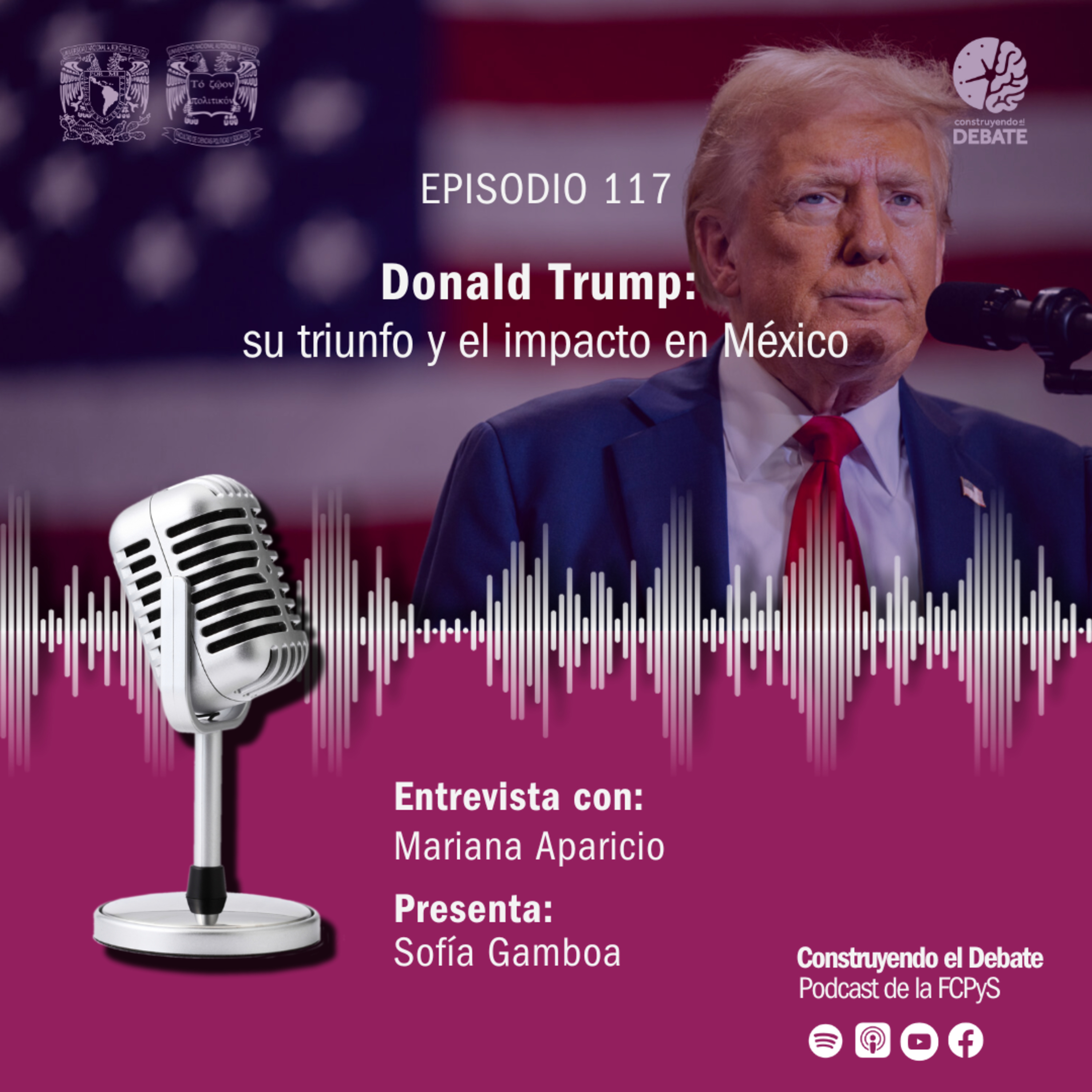 Ep. 117 Donald Trump: su triunfo y el impacto en México episode artwork