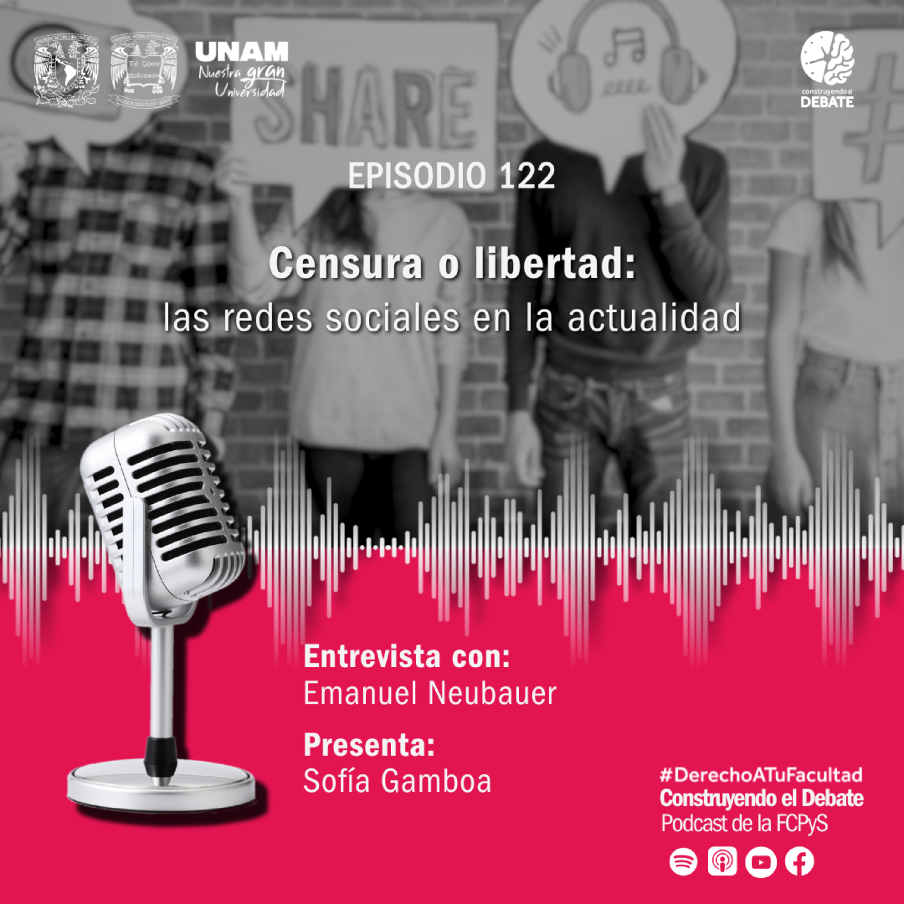 Ep 122 Censura o libertad: las redes sociales en la actualidad episode artwork