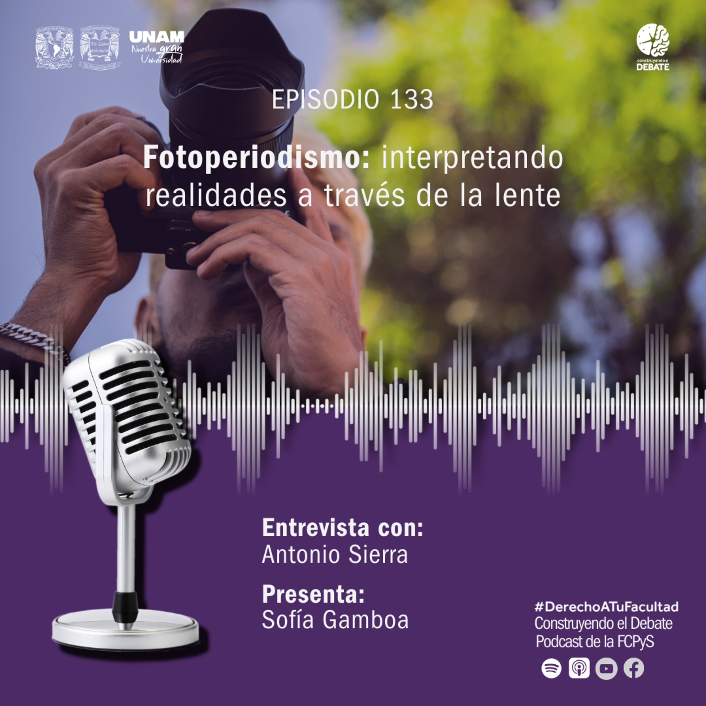 Ep 133 Fotoperiodismo: interpretando realidades a través de la lente episode artwork