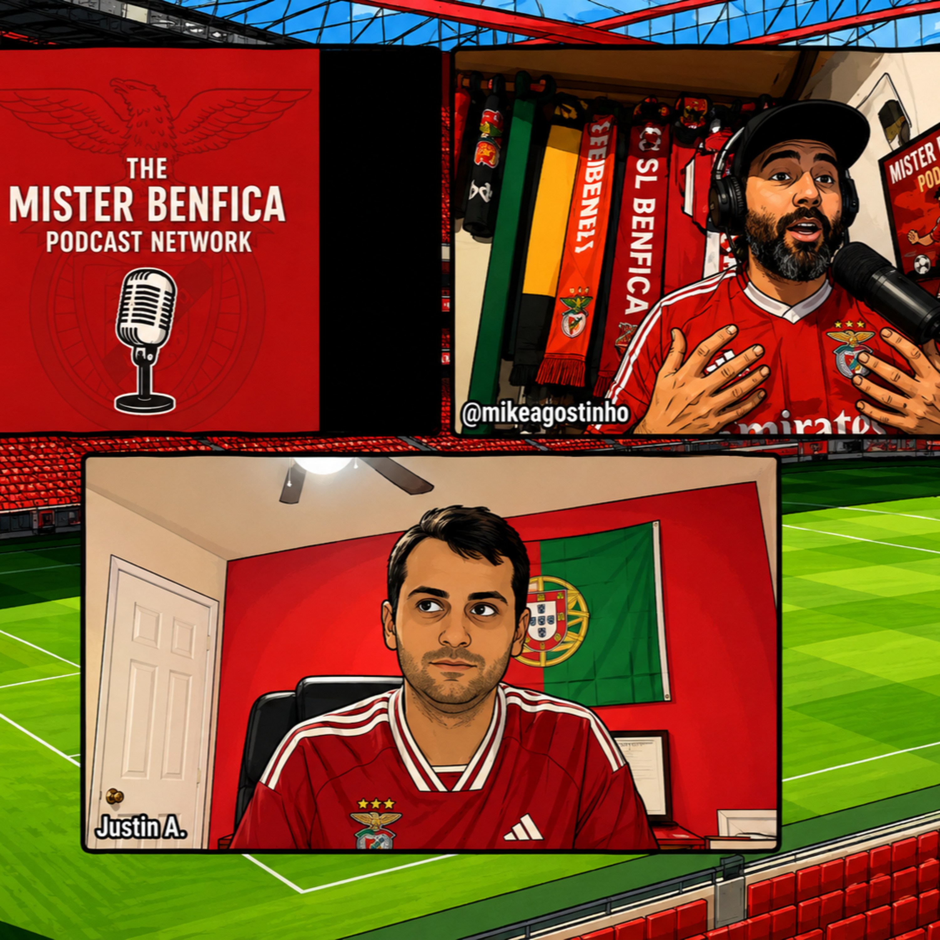 Mister Benfica Season 9 Premiere | Benfica 5 - St. Gallen 0 (6-2 agg) | Mister Benfica Episode 228