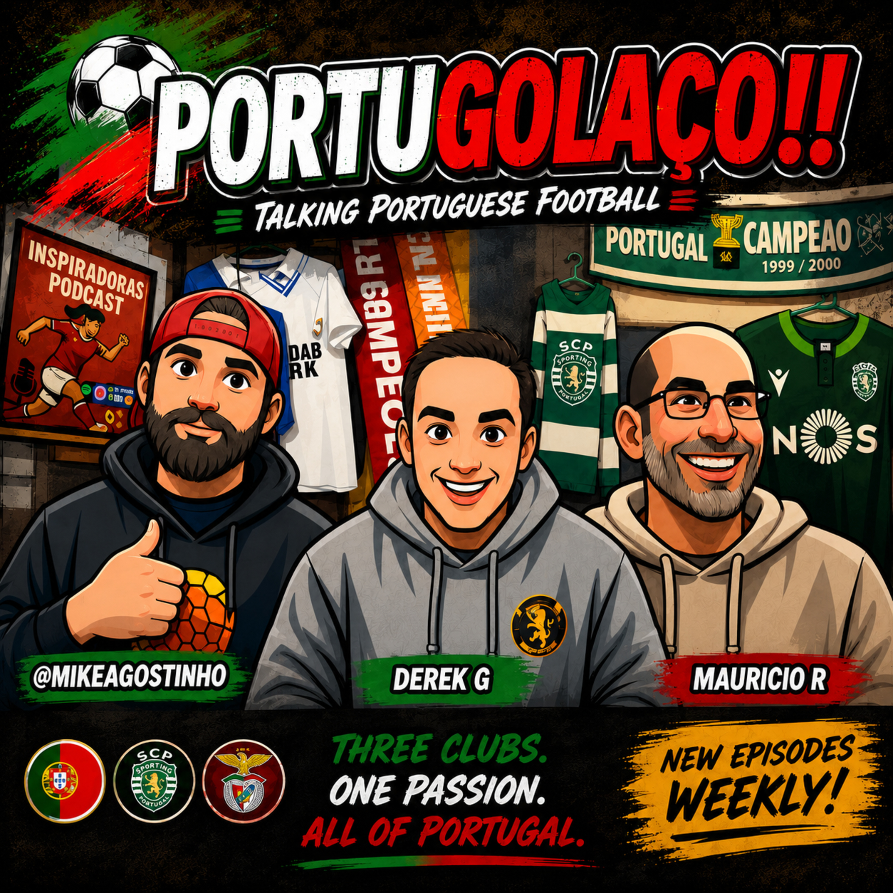 PortuGolaço Podcast!! #LigaPortugal Round 8 | Big 3 All Win | Magarido & Carvalhal Hotseat