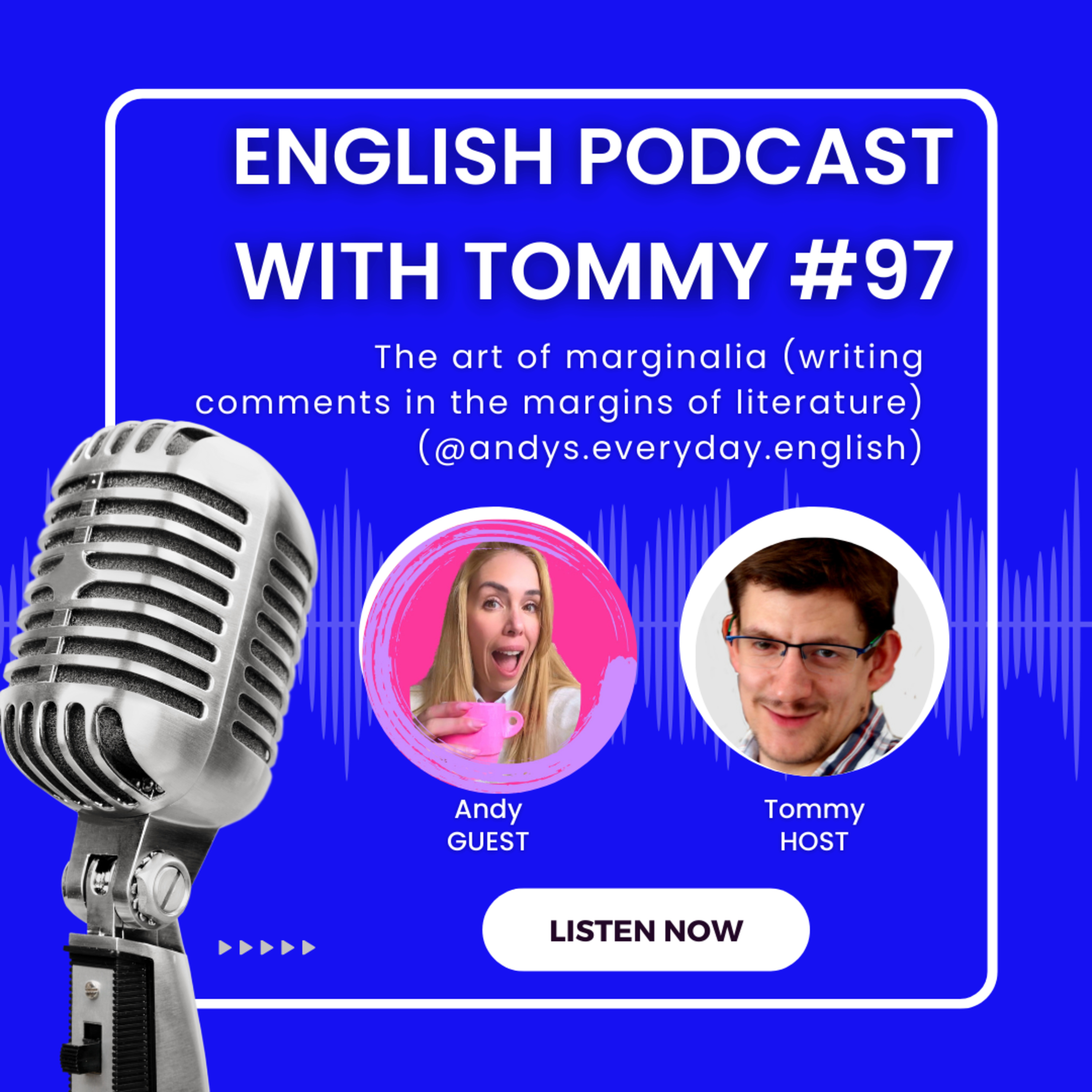 Improve your English with marginalia presented by Andy (@andys.) episode artwork