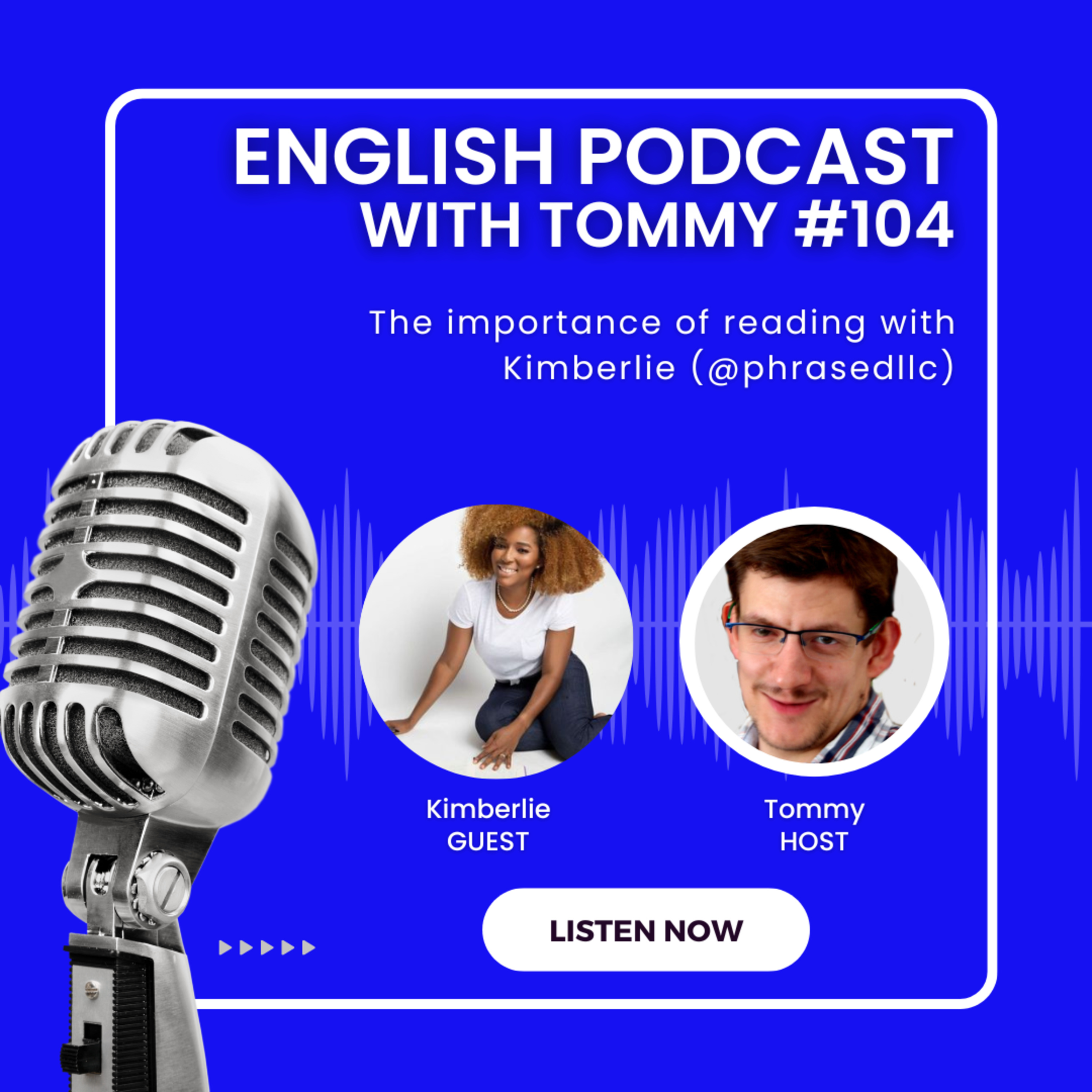 Importance of reading with Kimberlie (@phrasedllc) episode artwork