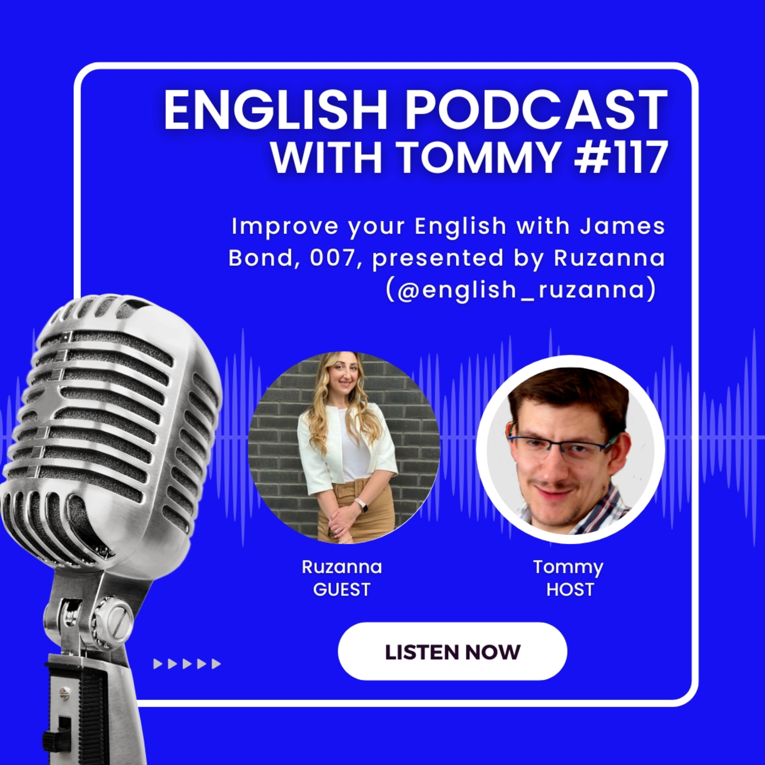 Improve your English with James Bond, 007, presented by Ruzanna (@english_ruzanna) episode artwork