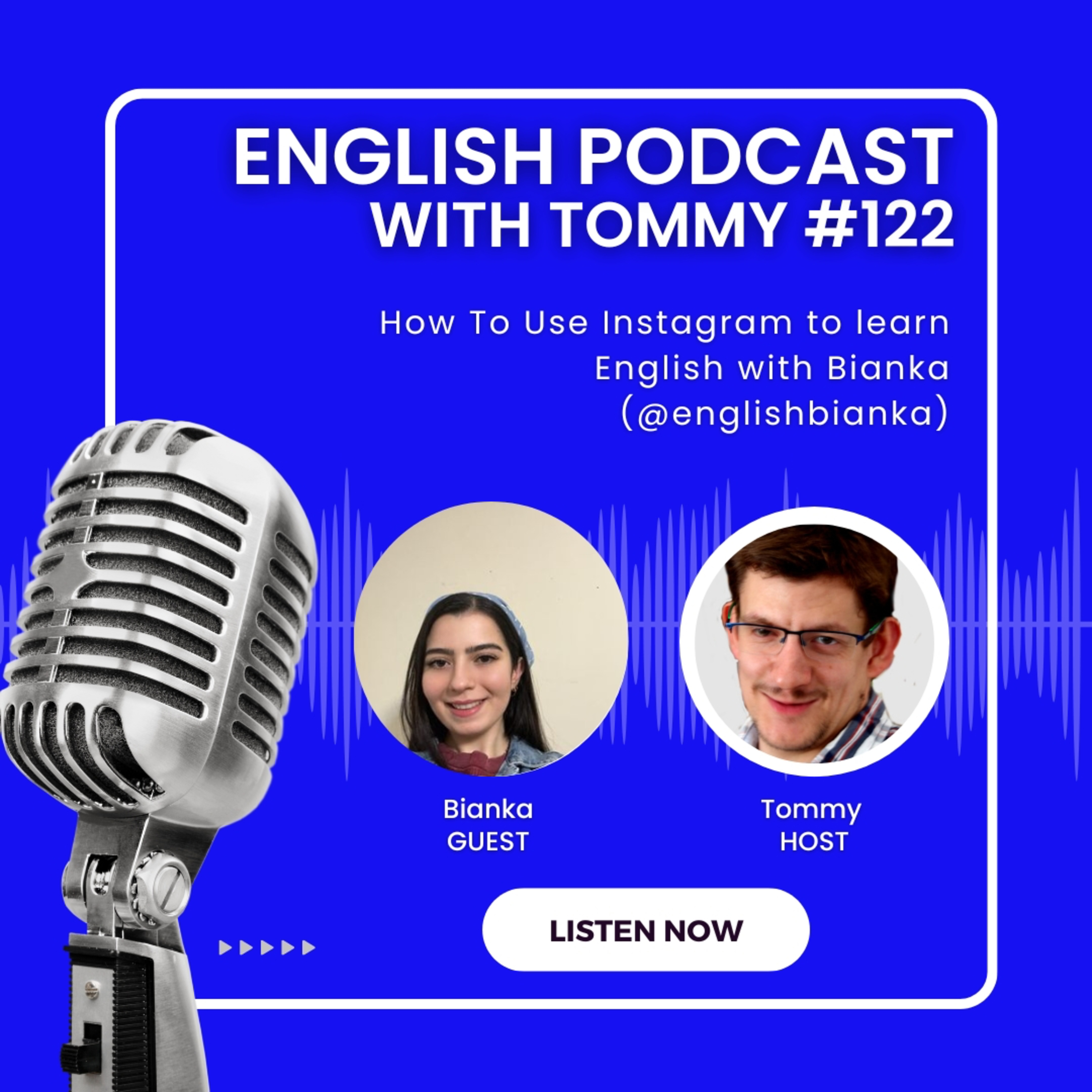 How To Use Instagram to learn English with Bianka (@englishbianka) episode artwork