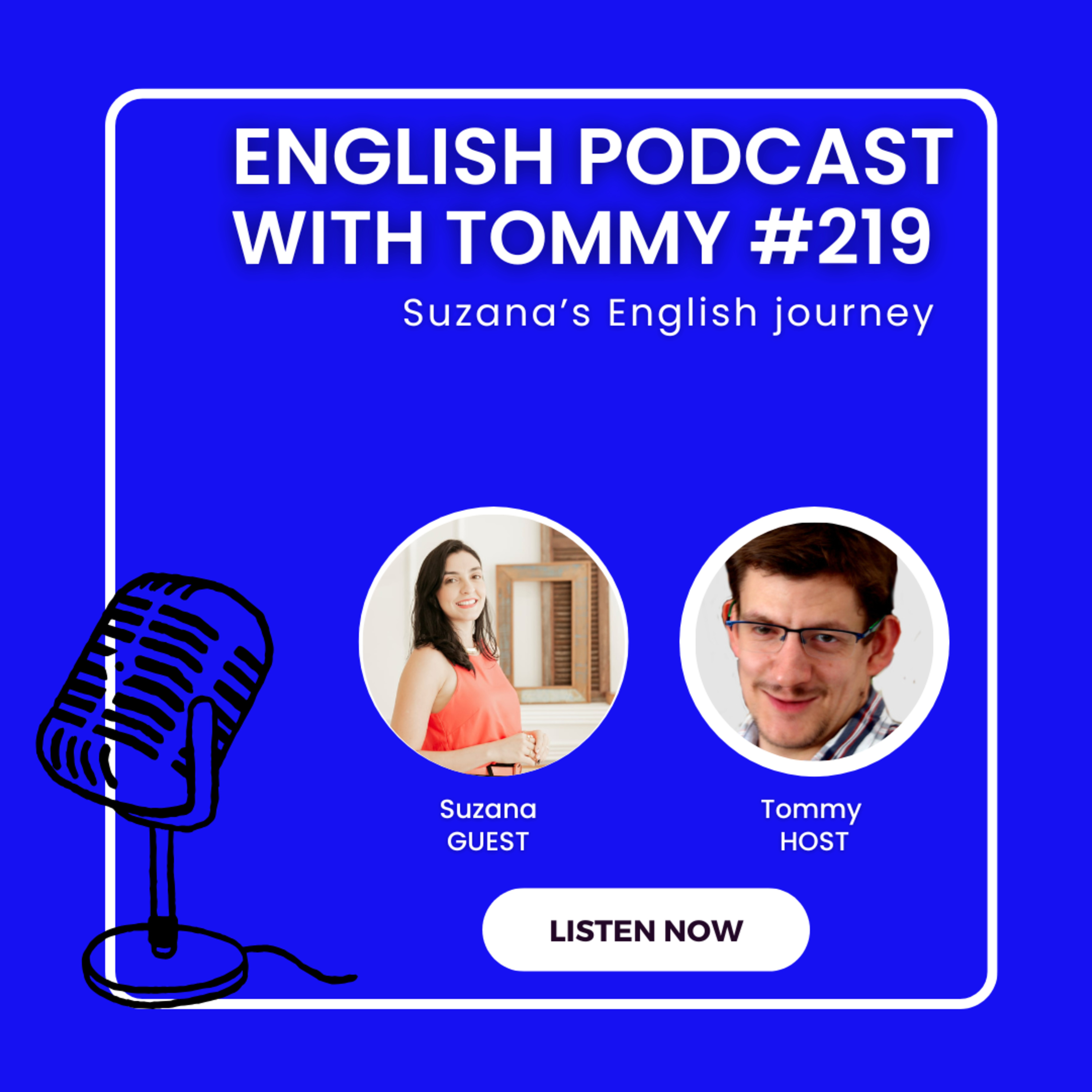 Suzana's English journey episode artwork