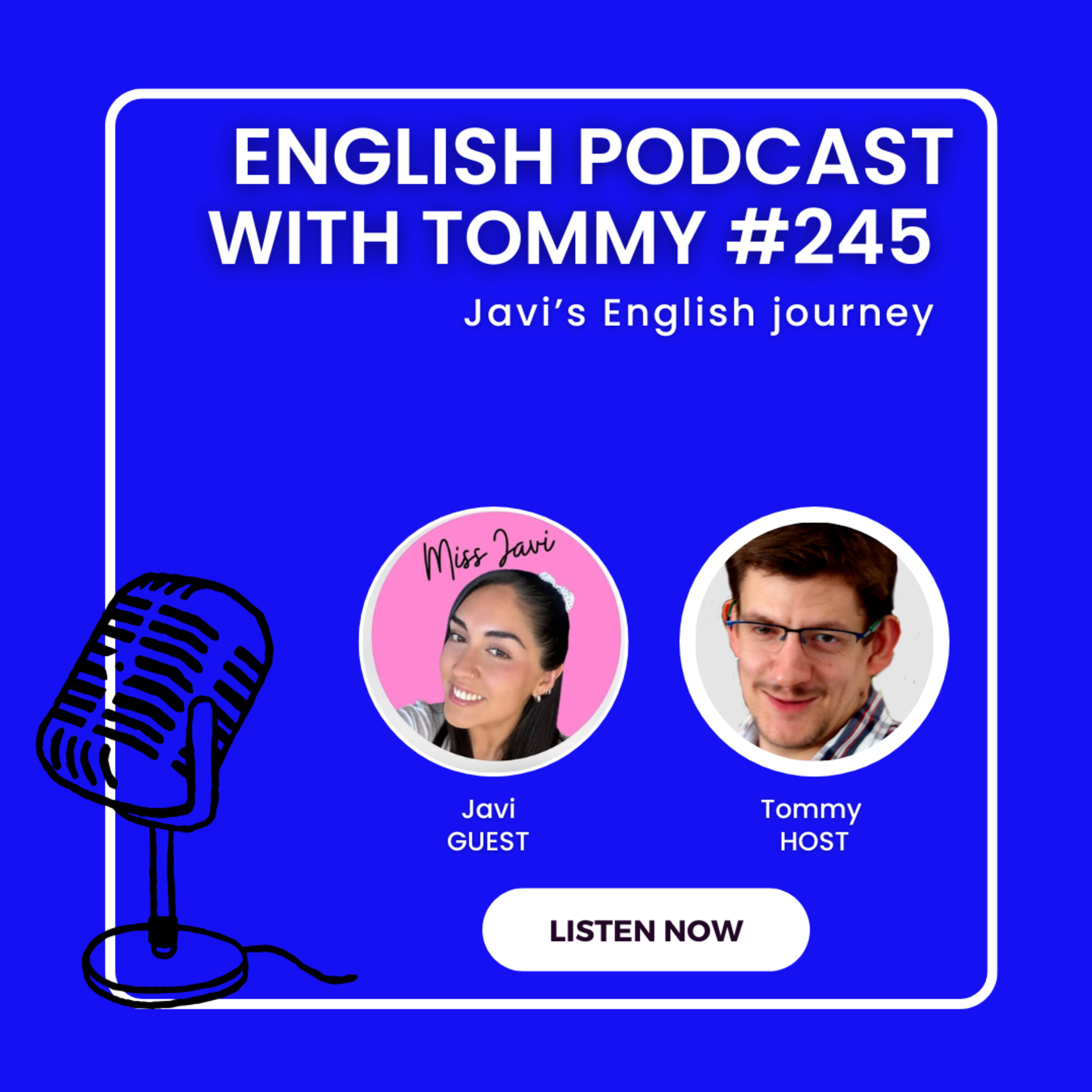 Javi's English journey episode artwork
