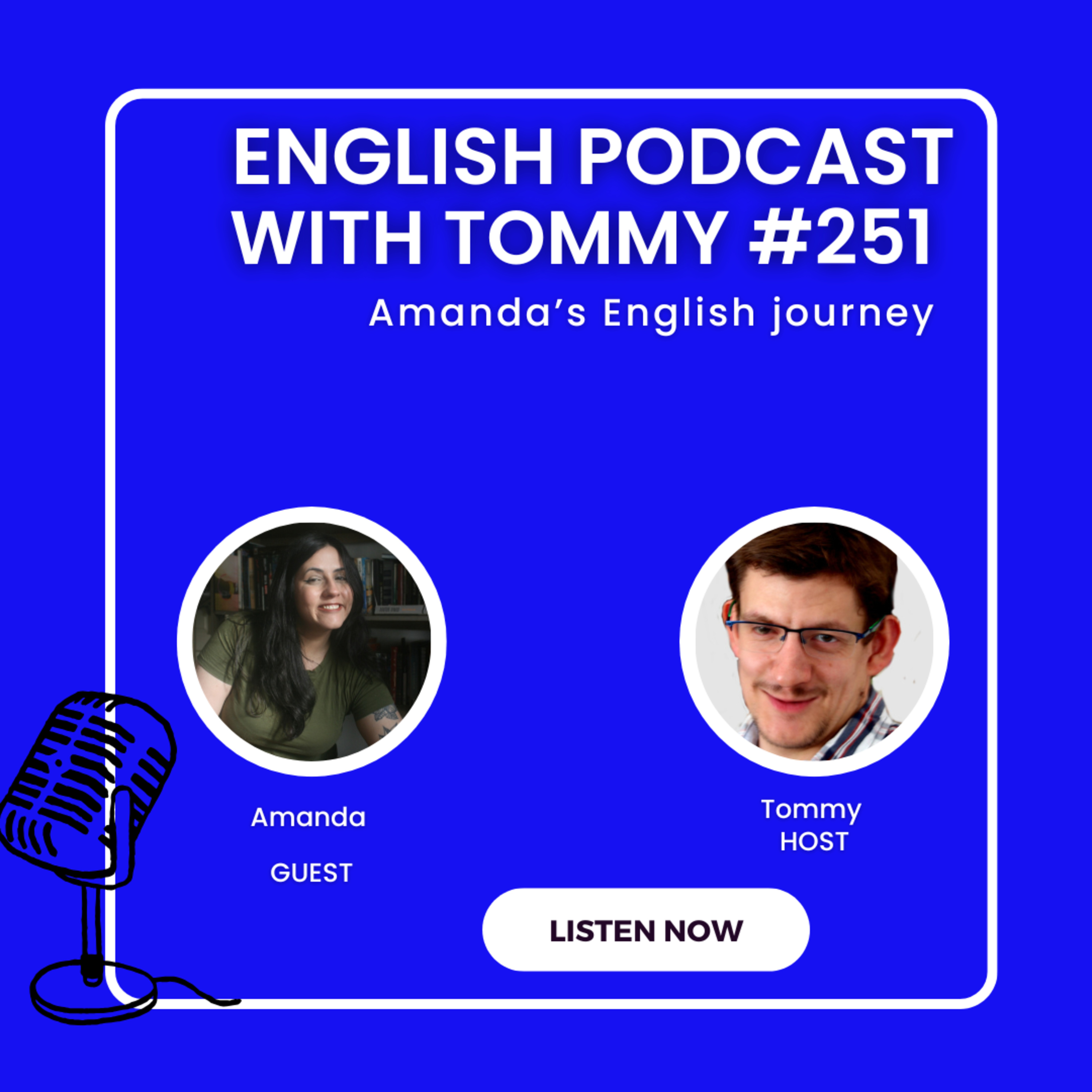 Amanda D's English journey episode artwork