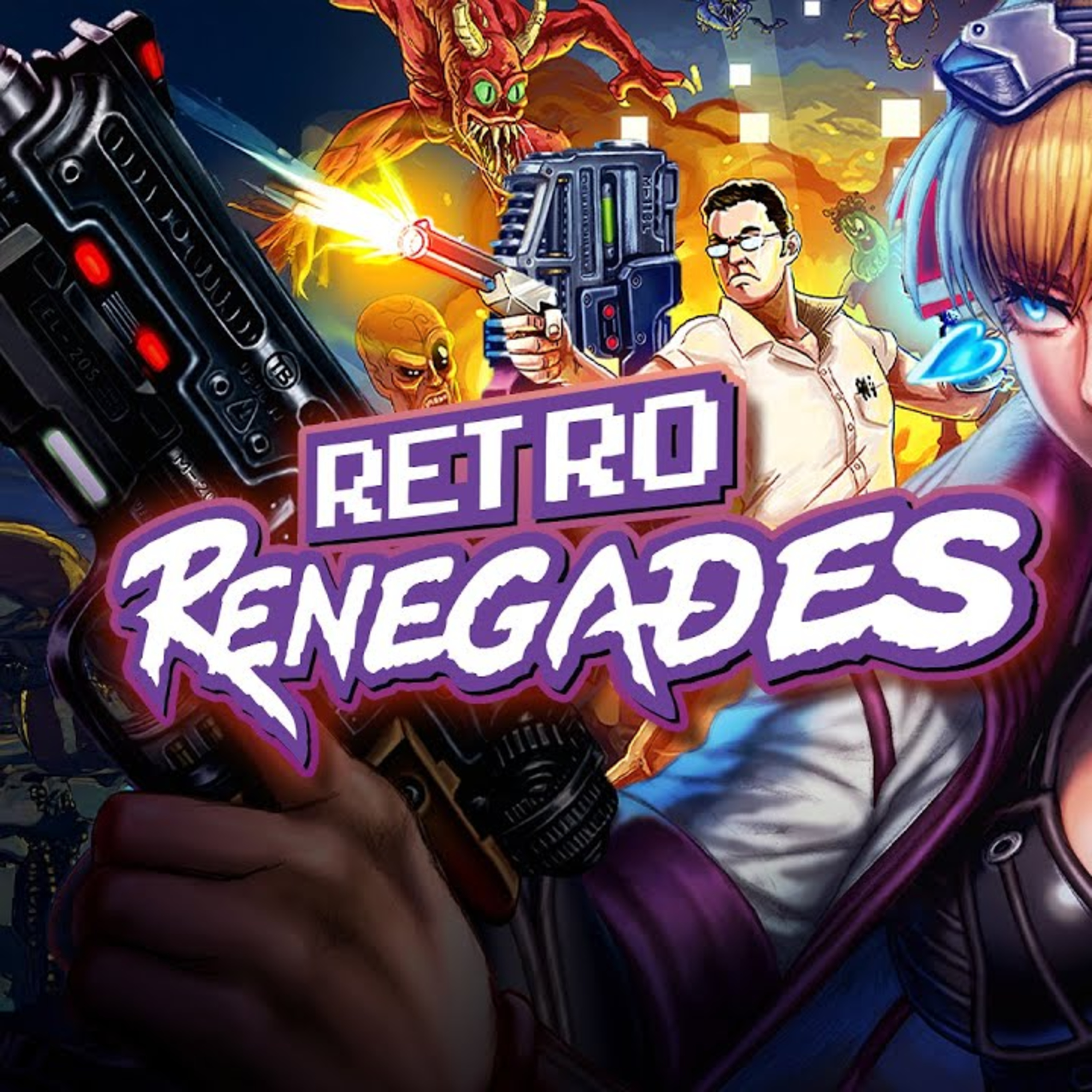 🎮 Retro Renegades - Episode: Neon Nerds 🎮 #retrogaming #Neon Inferno #Angry Video Game Nerd