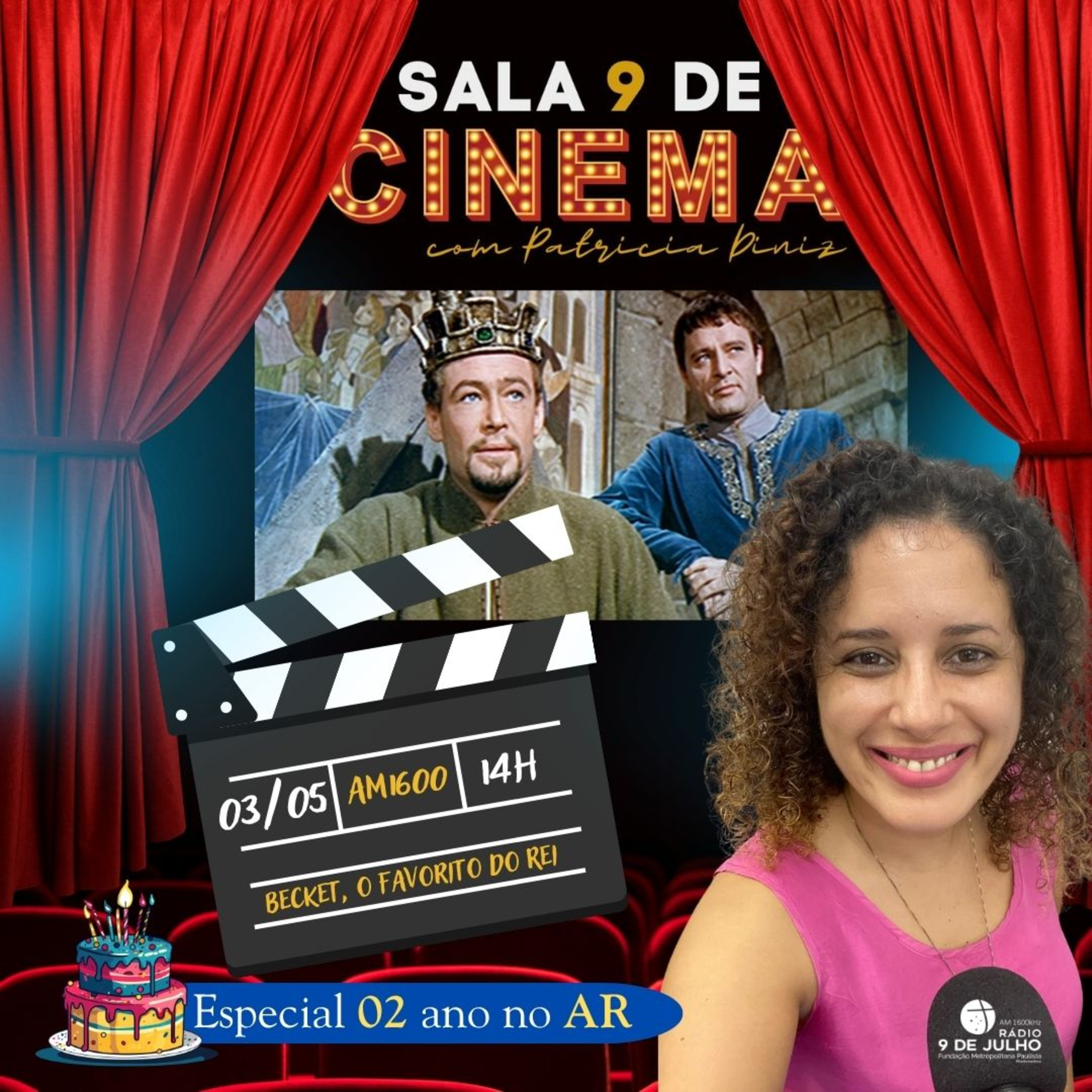 SALA 9 DE CINEMA - Becket, o Favorito do Rei - 03.05.2026 episode artwork