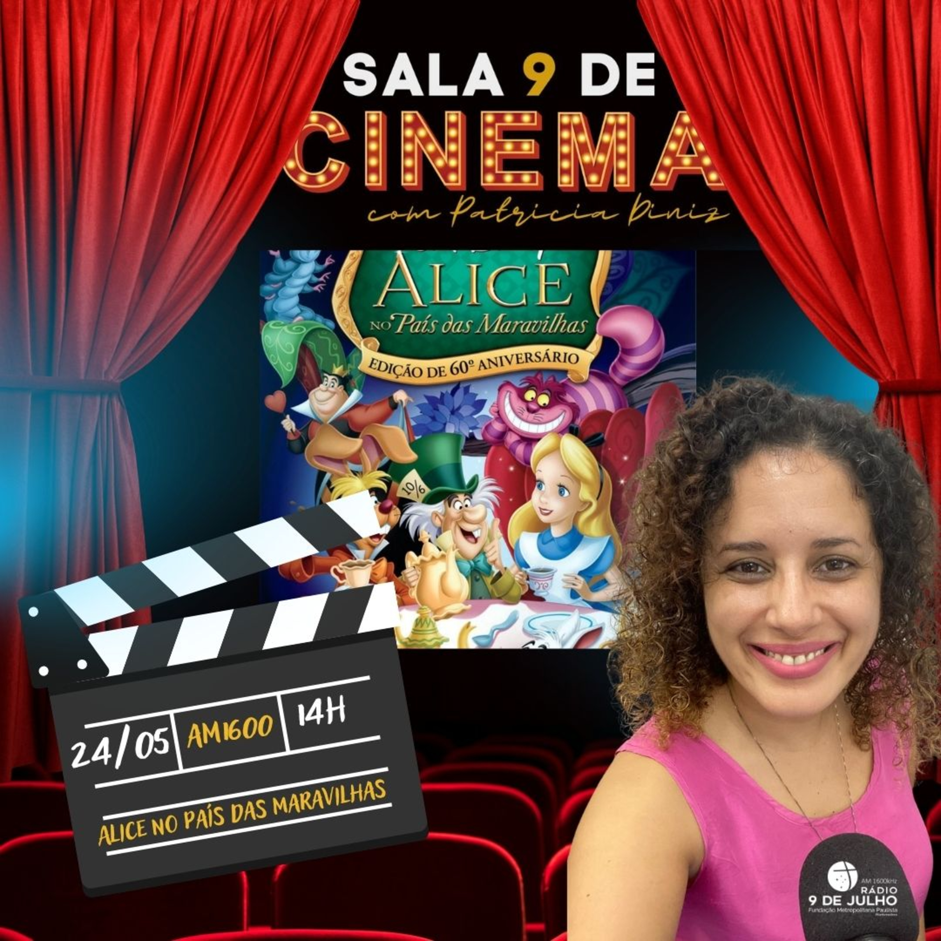 SALA 9 DE CINEMA - Alice no País das Maravilhas - 24.05.2026 episode artwork