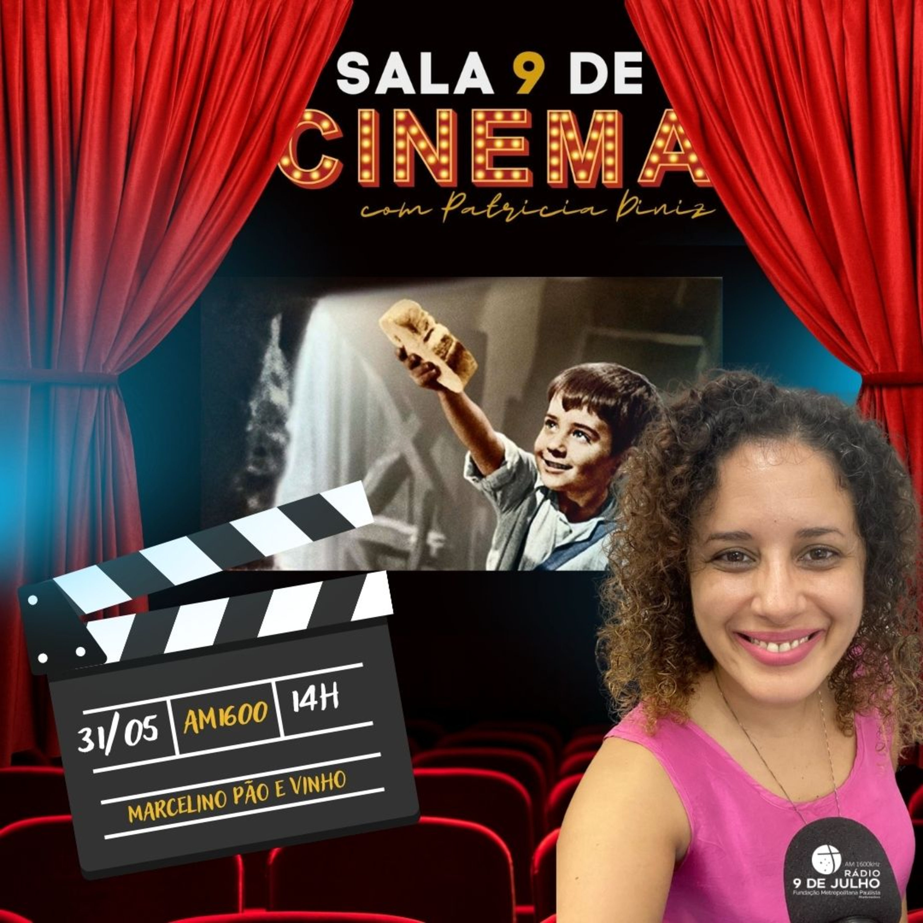 SALA 9 DE CINEMA - Marcelino Pão e Vinho - 31/05/2026 episode artwork