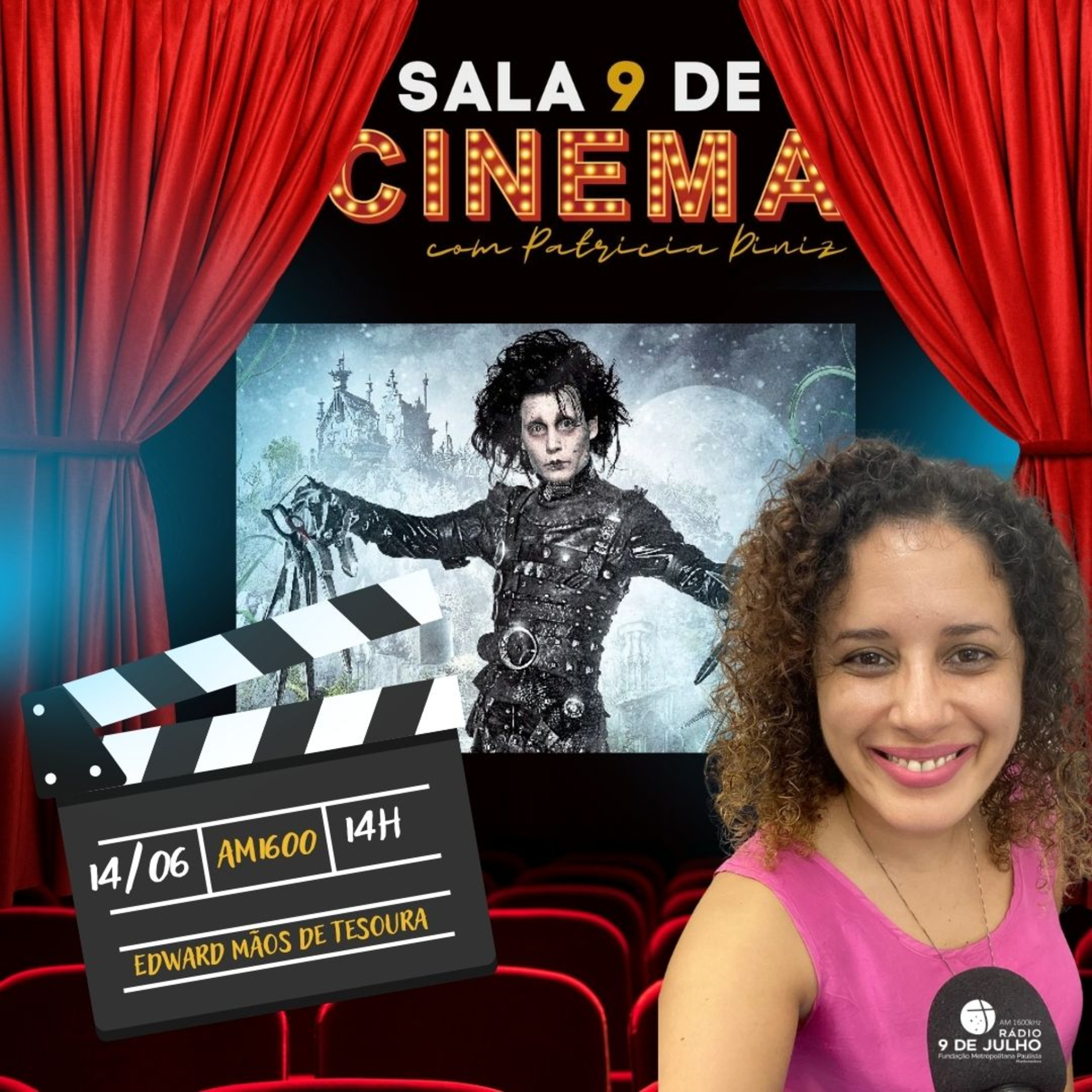 SALA 9 DE CINEMA - Edward Mãos de Tesoura- 14/06/2026 episode artwork