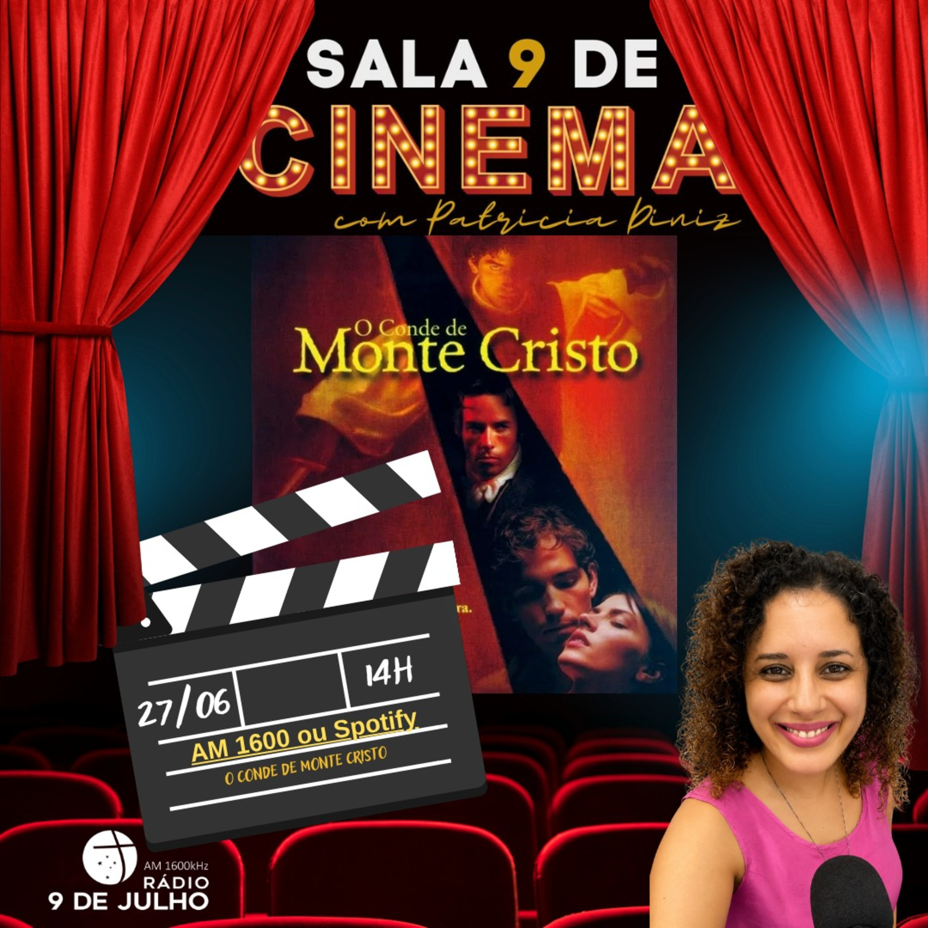 SALA 9 DE CINEMA - O Conde de Monte Cristo - 28.03.2026 episode artwork