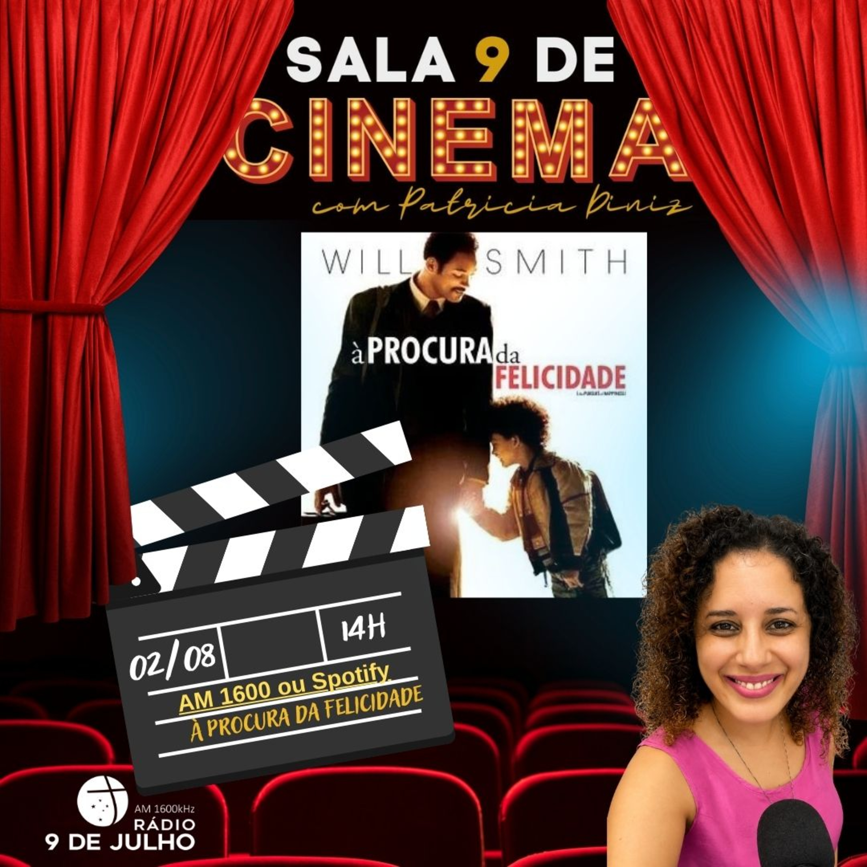 SALA 9 DE CINEMA - À Procura da Felicidade - 02.08.2026 episode artwork