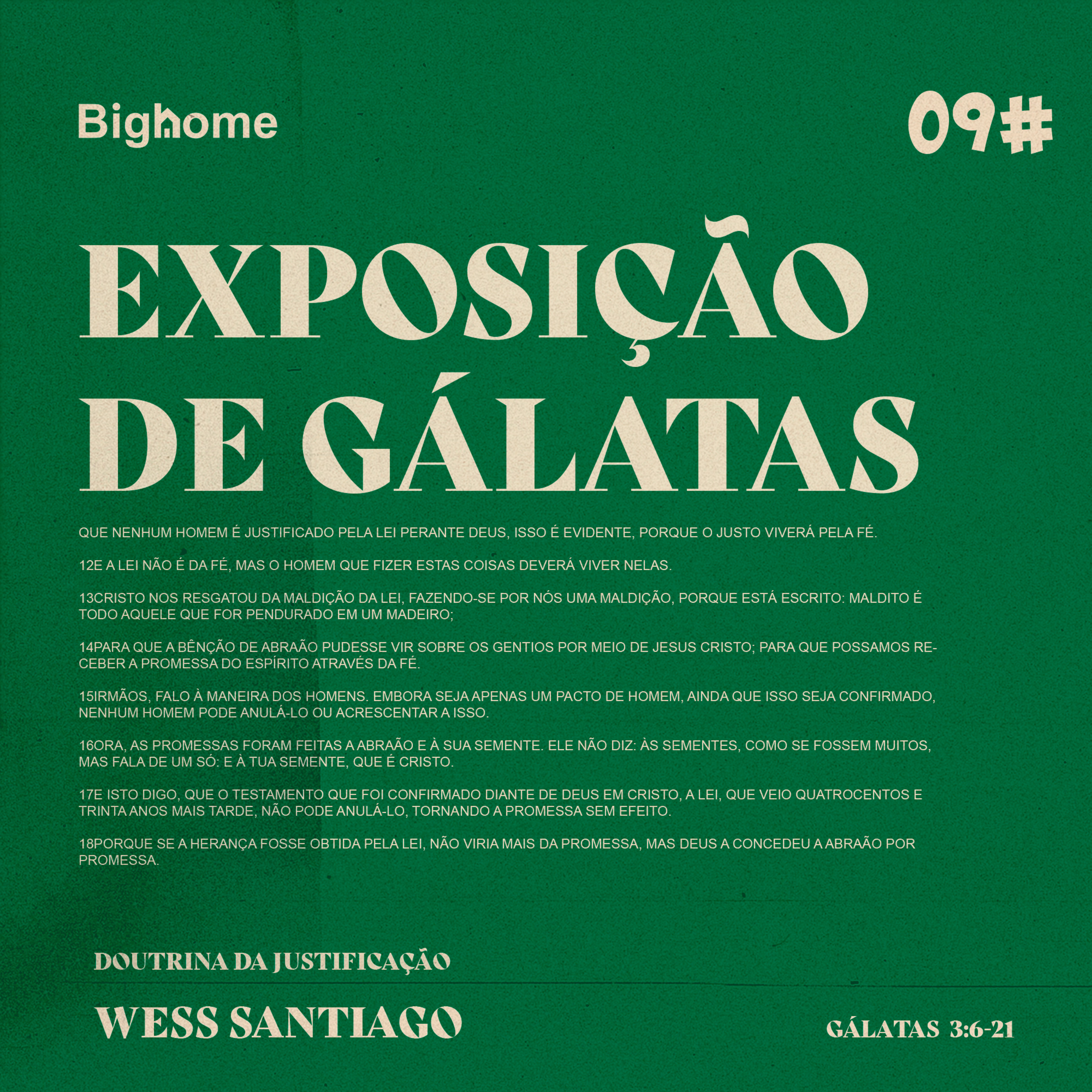 Exposição de Gálatas #09 || Wess Santiago episode artwork