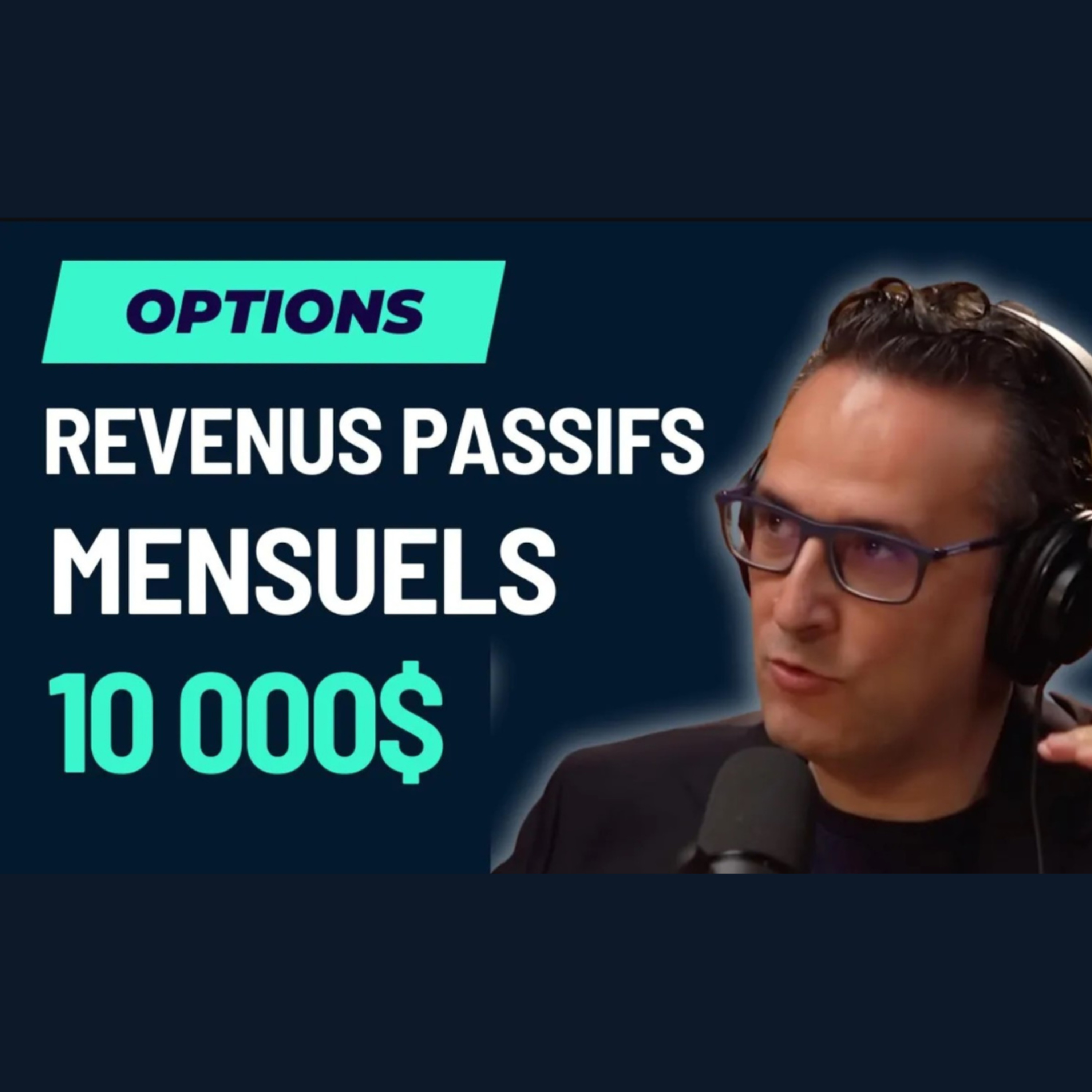 10,000$ de revenus passifs mensuels grâce aux options. La stratégie révélée ! episode artwork