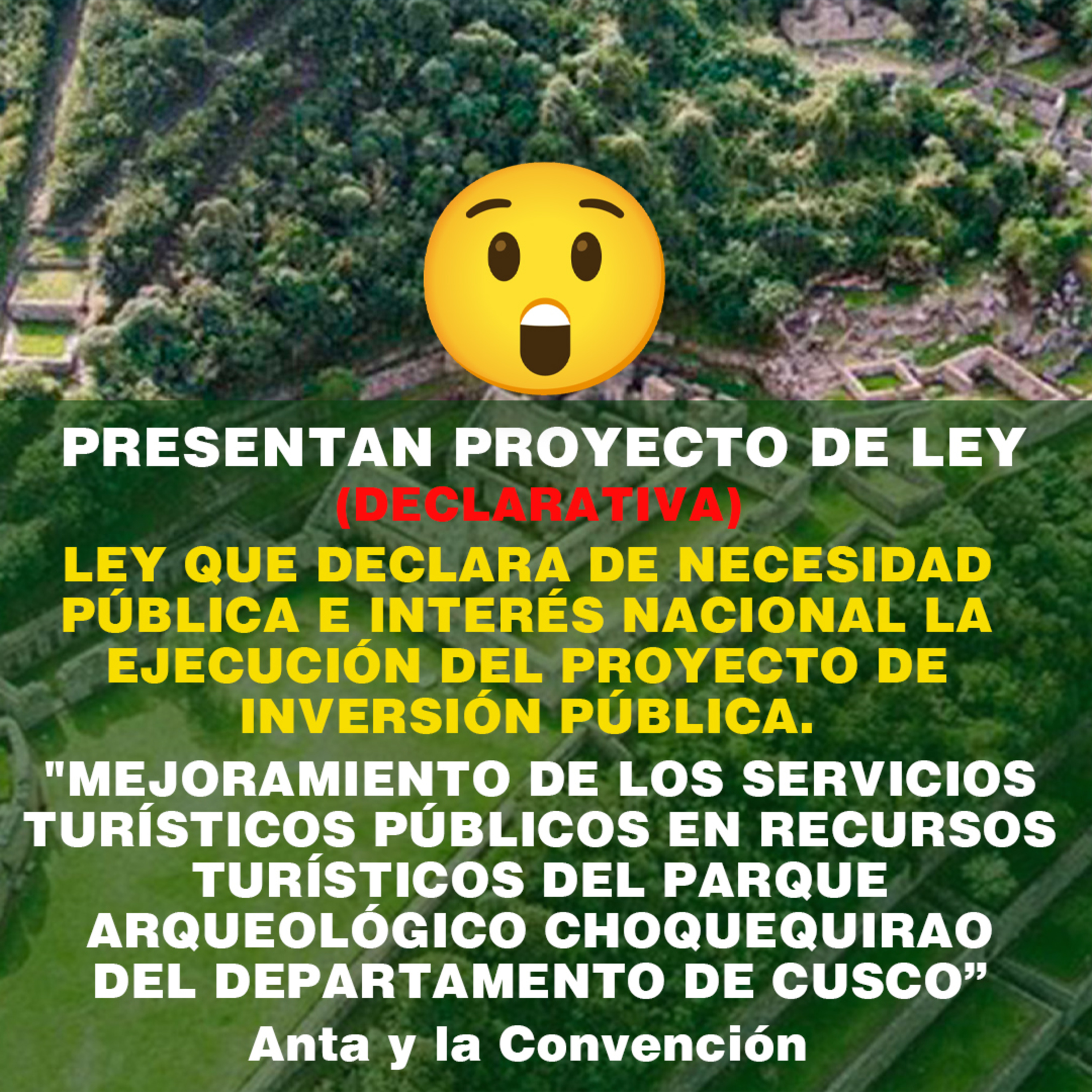 😬🙋‍♂️📻 ATENCIÓN MOLLEPATA, ANTA... PRESENTAN PROYECTO DE LEY QUE DECLARA DE NECESIDAD PÚBLICA E INTERÉS NACIONAL EL PROYECTO TELEFÉRICO DE CHOQUEQUIRAO. episode artwork