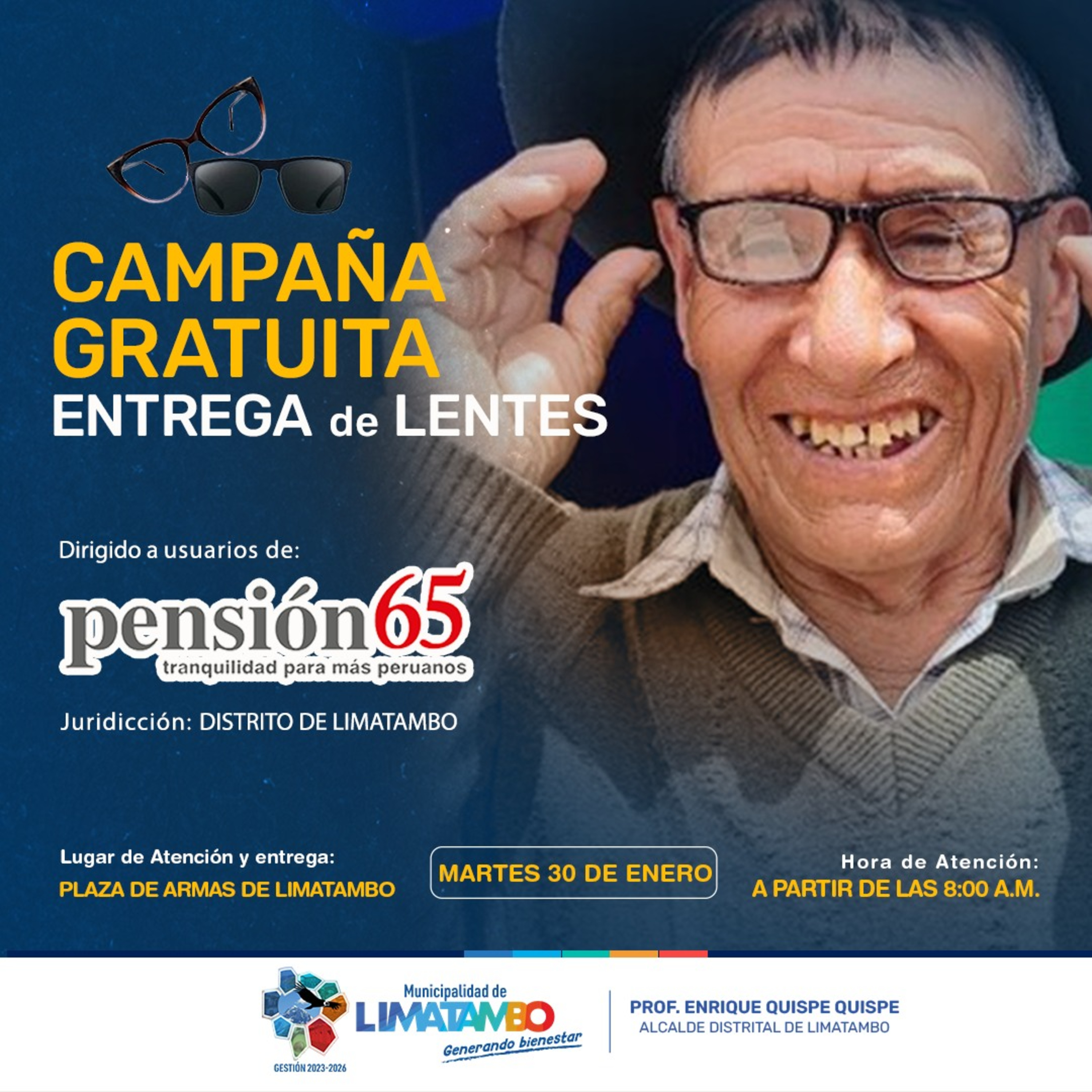 📻🙋🏻‍♂️ Participa el sub gerente desarrollo social de la MDL. Prof. Richard Llamacponcca Ravelo -CAMPAÑA DE ENTREGA DE LENTES A USUARIOS DE PENSIÓN 65. episode artwork