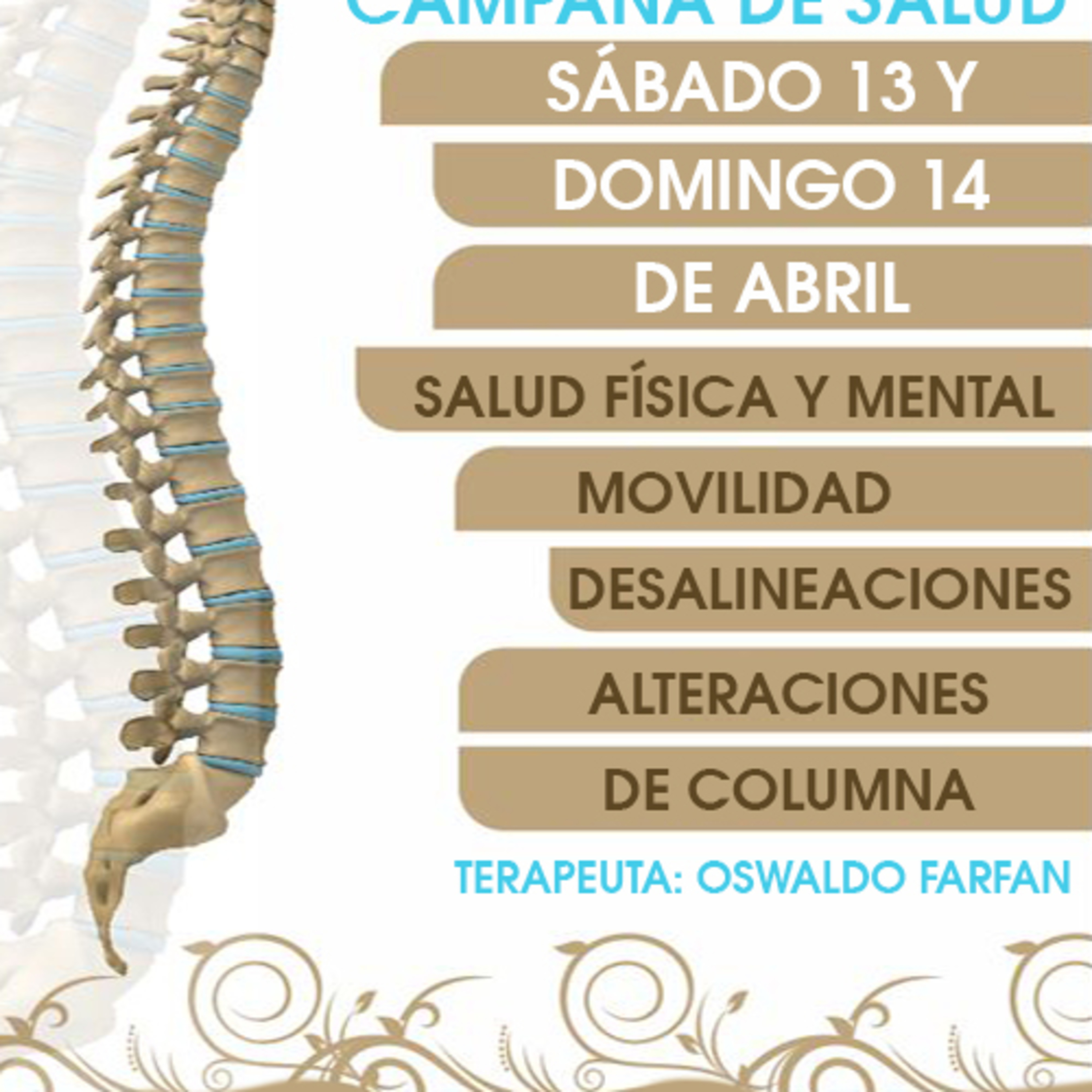  🧑🏽‍⚕️🤕 CAMPAÑA DE SALUD FÍSICA Y MENTAL. Este sábado 13 y domingo 14 de abril, en Limatambo, estará atendiendo el terapeuta Oswaldo Farfán, para ayudarte en tu salud física y mental. episode artwork