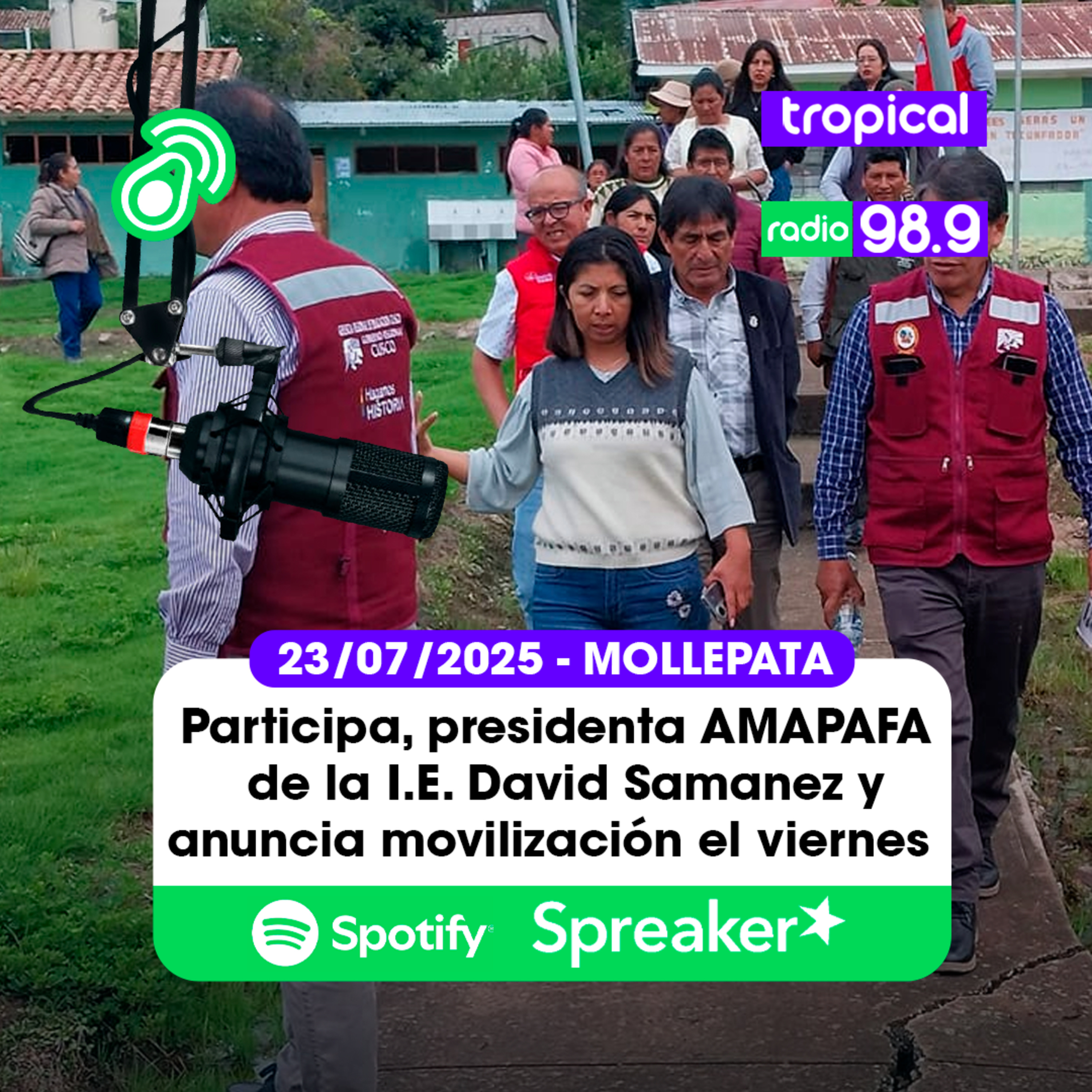 📻👊🏼 23/07/25 Participa, Sra. Anabel Presidenta de la AMAPAFA de Mollepata, anuncia movilización este viernes episode artwork