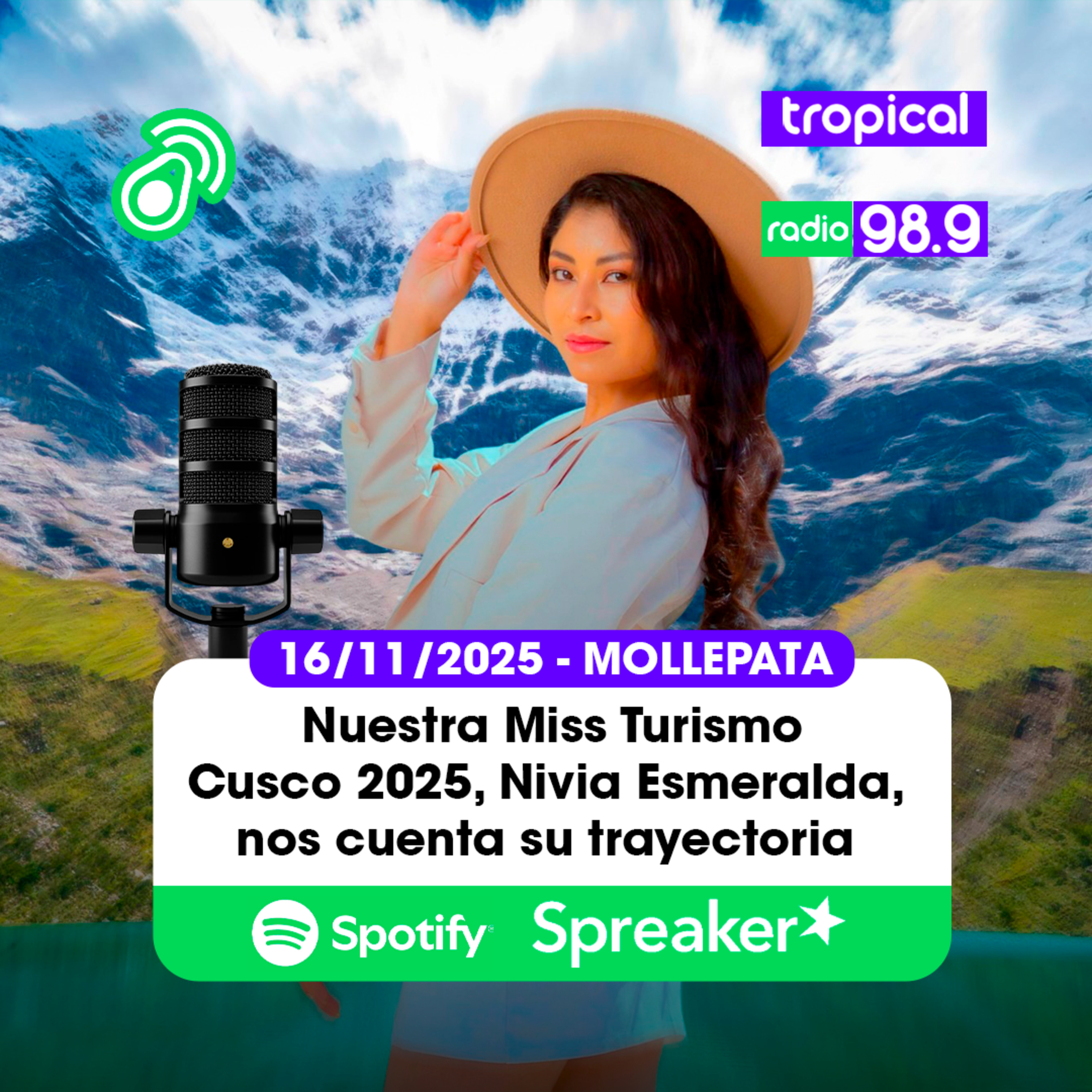 💋👑 16/11/2025 - LMOLLEPATA,  Nuestra Miss Turismo Cusco 2025, Nivia Esmeralda, nos cuenta su trayectoria y logro obtenido en su tan joven carrera episode artwork