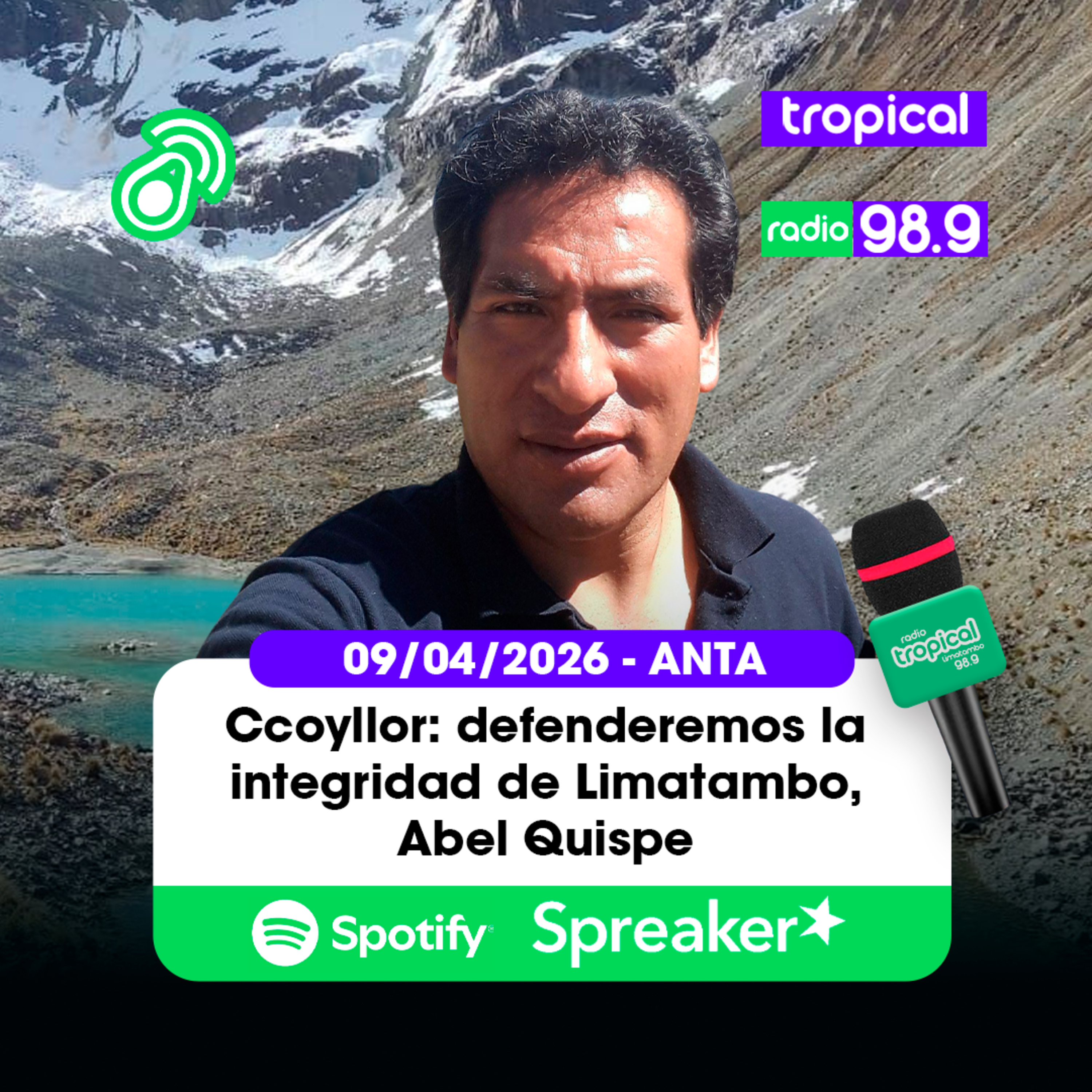👊🏼📻 Participa don ABel Quispe, representante de la comunidad de Ccoyllor Salkantay, reafirma su integridad territorial por historia y legalidad, frente a pretensiones de autoridades de Mollepata  episode artwork