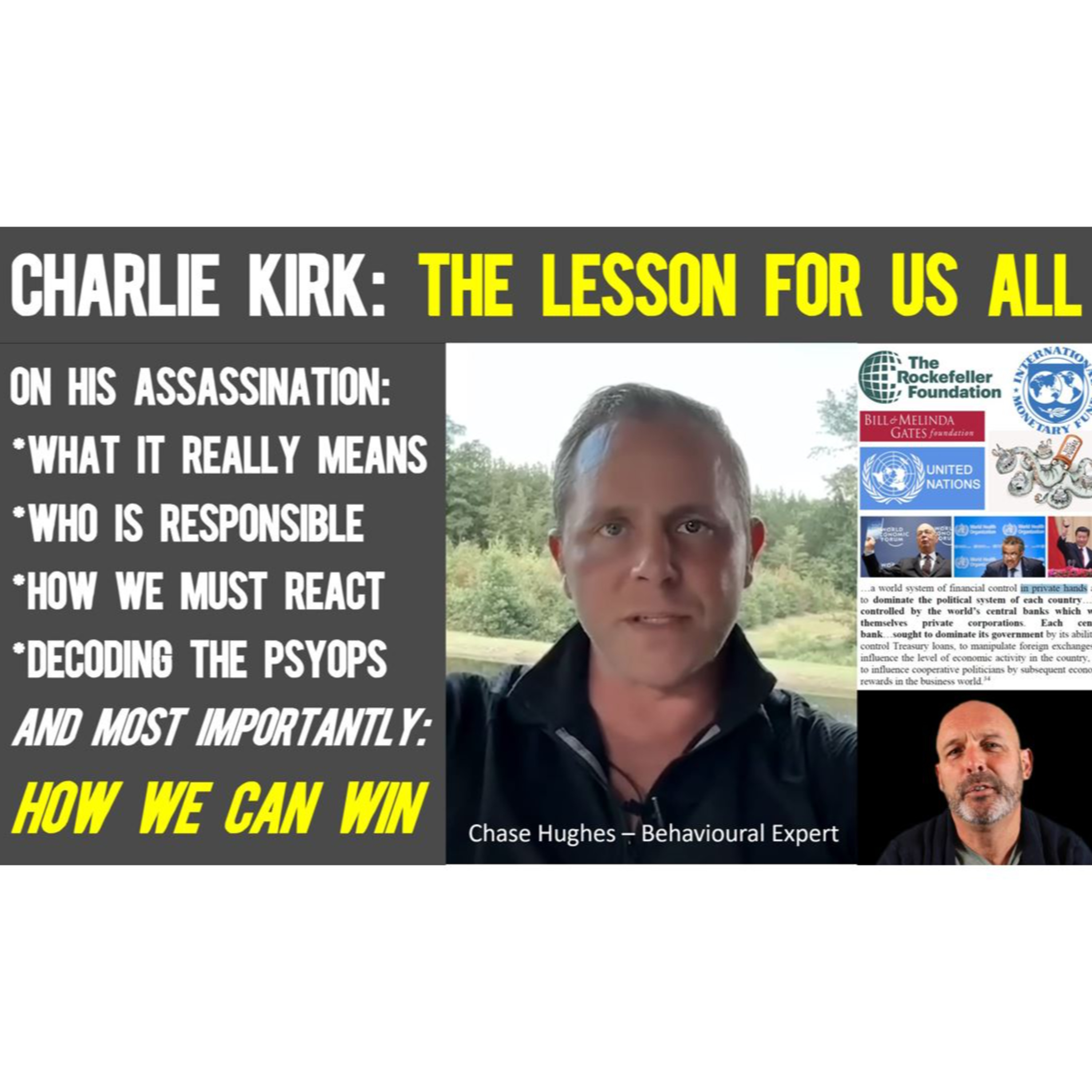 260: Charlie Kirk - The Crucial Learnings From his Death...and The Perpetrators Exposed