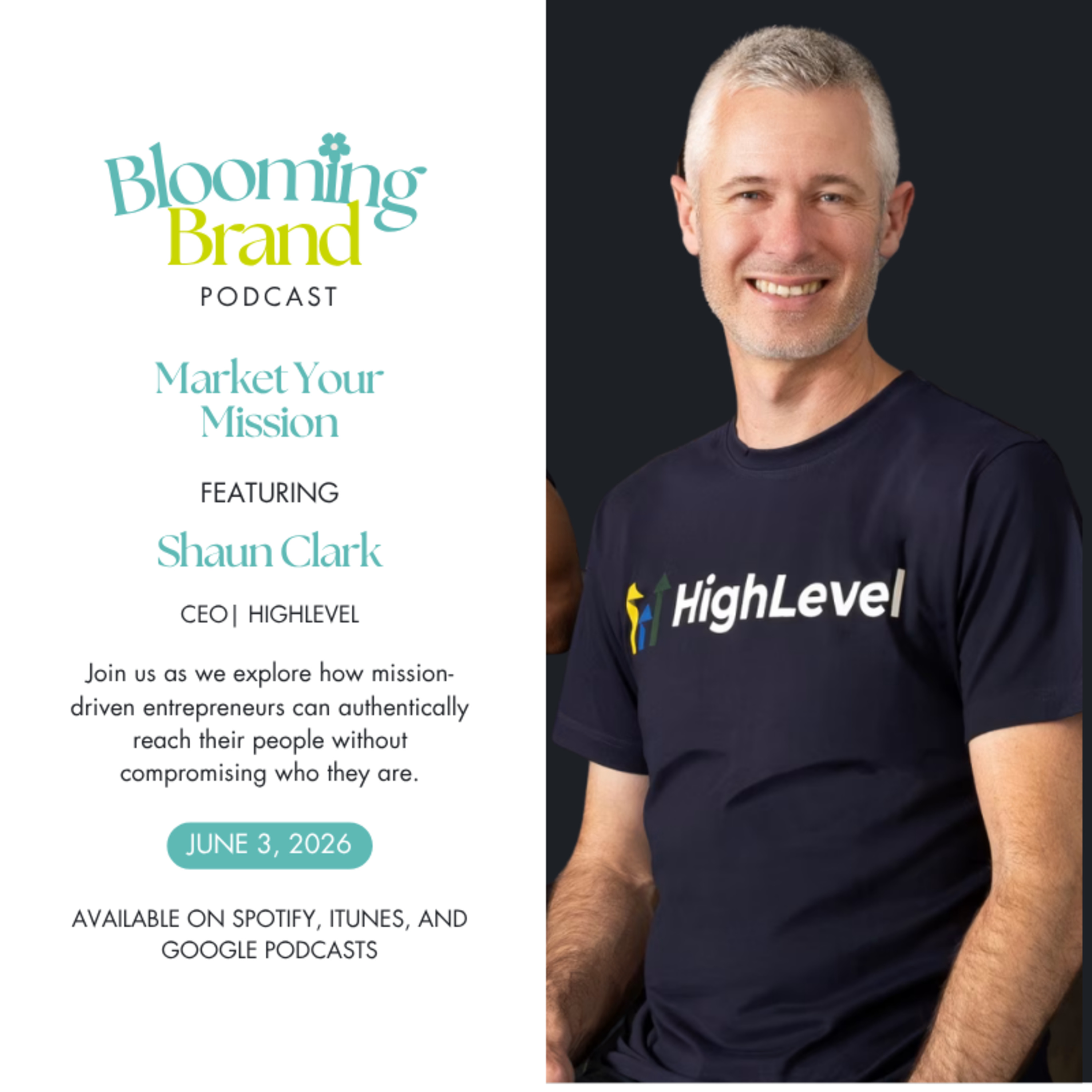 Market Your Mission | Shaun Clark | Blooming Brand Podcast episode artwork