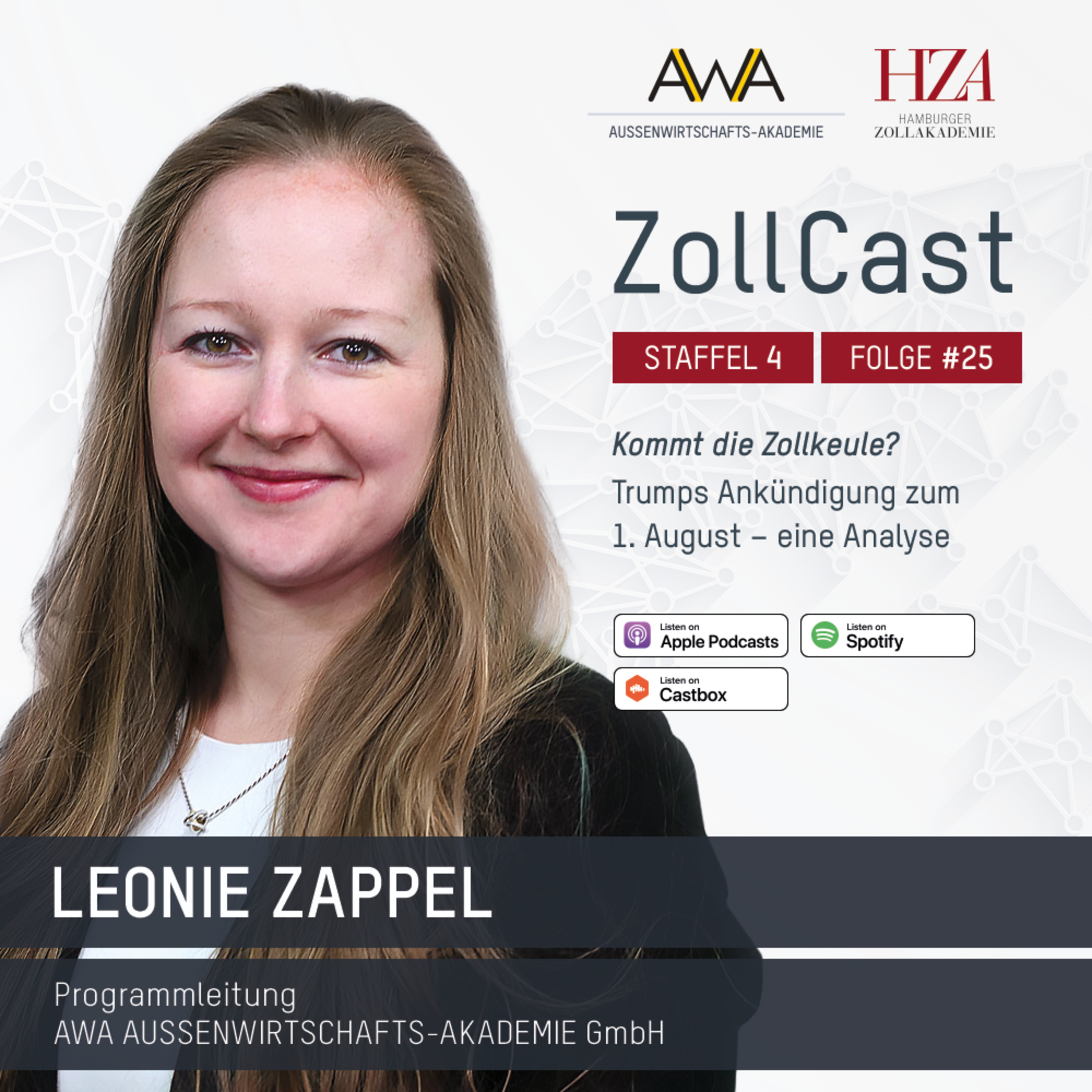 ZollCast – Ihr Podcast für Zoll und Außenwirtschaft