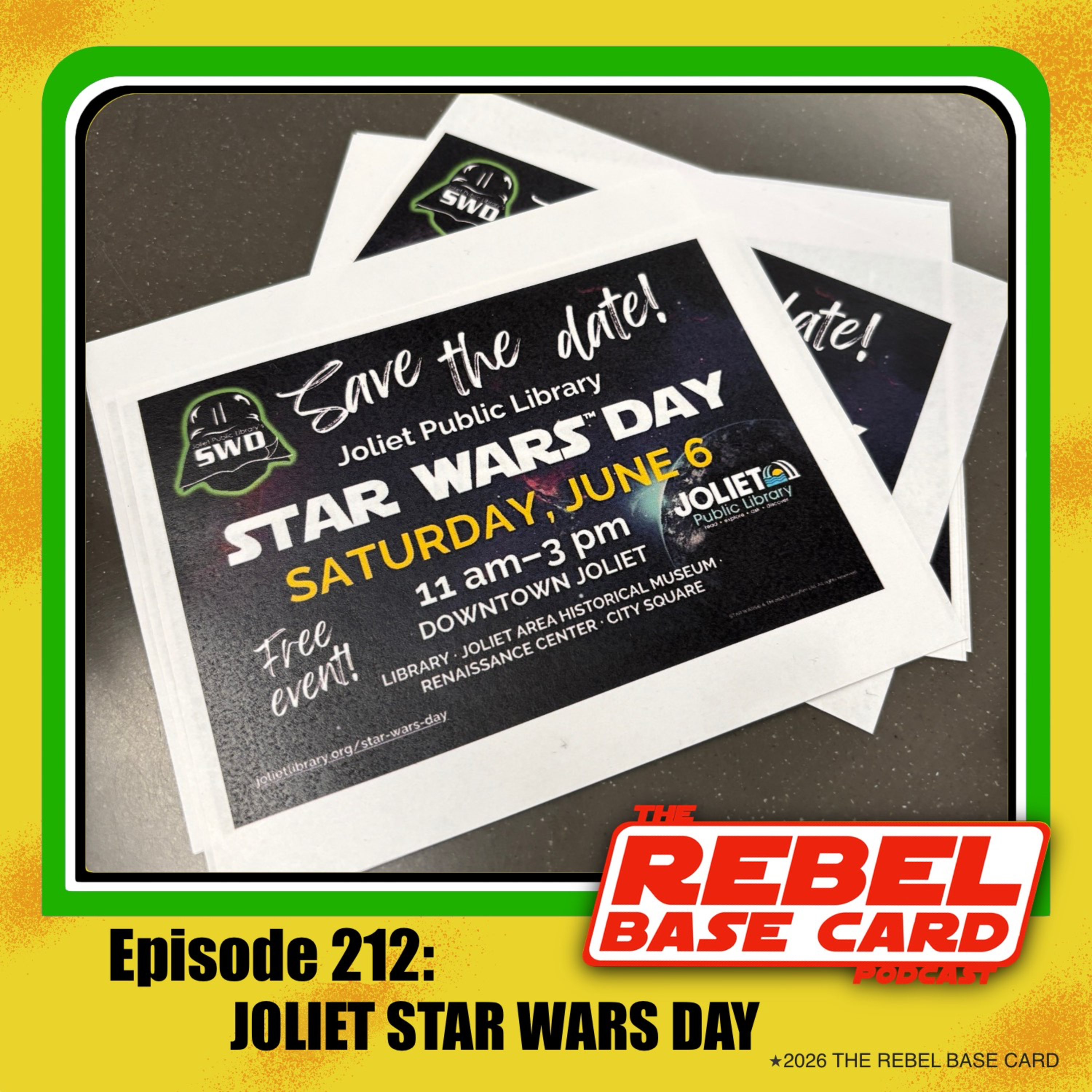 #212 Joliet Star Wars Day 2026 episode artwork
