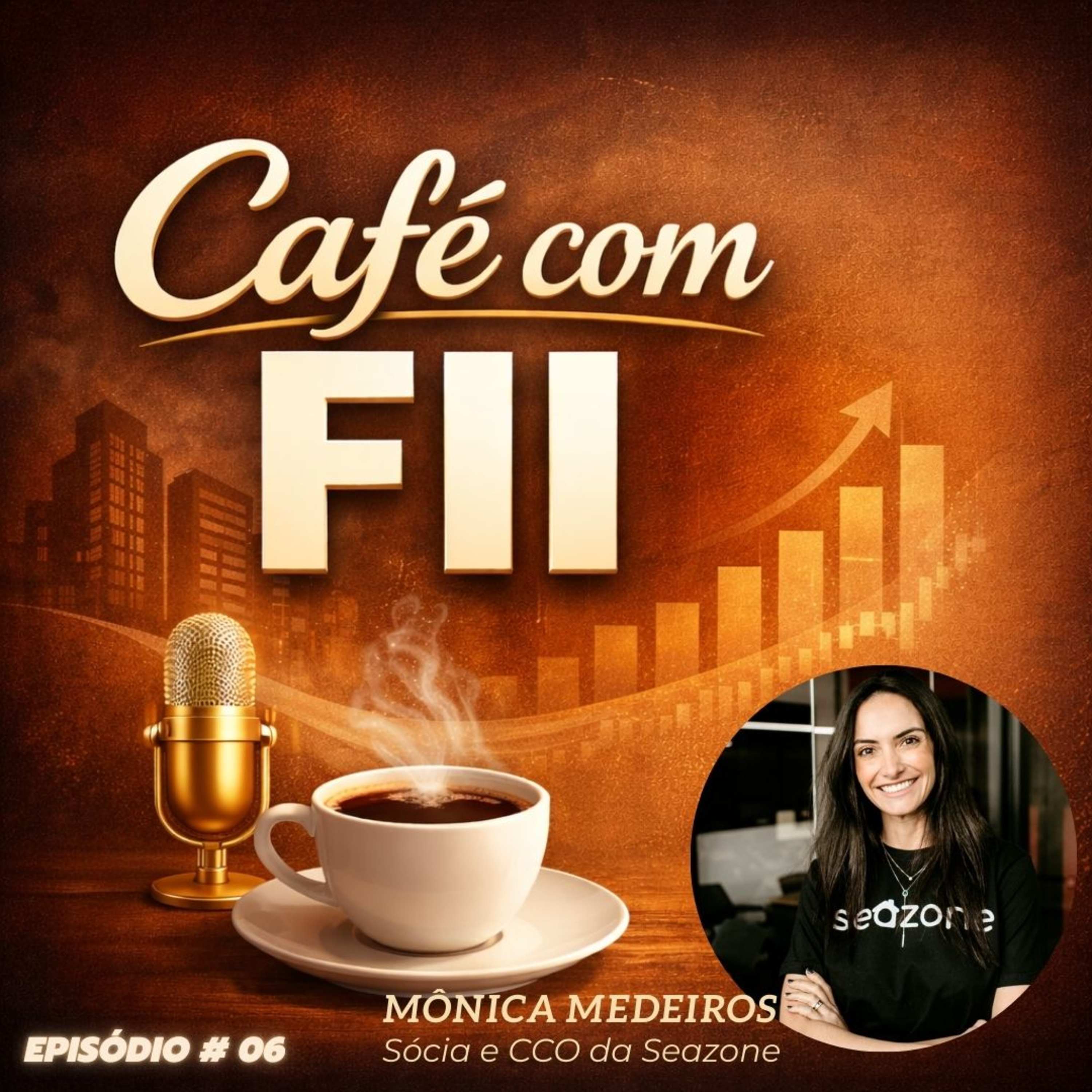 Investimento Alternativos (Mônica Medeiros - Seazone) | Café com FII #06 episode artwork