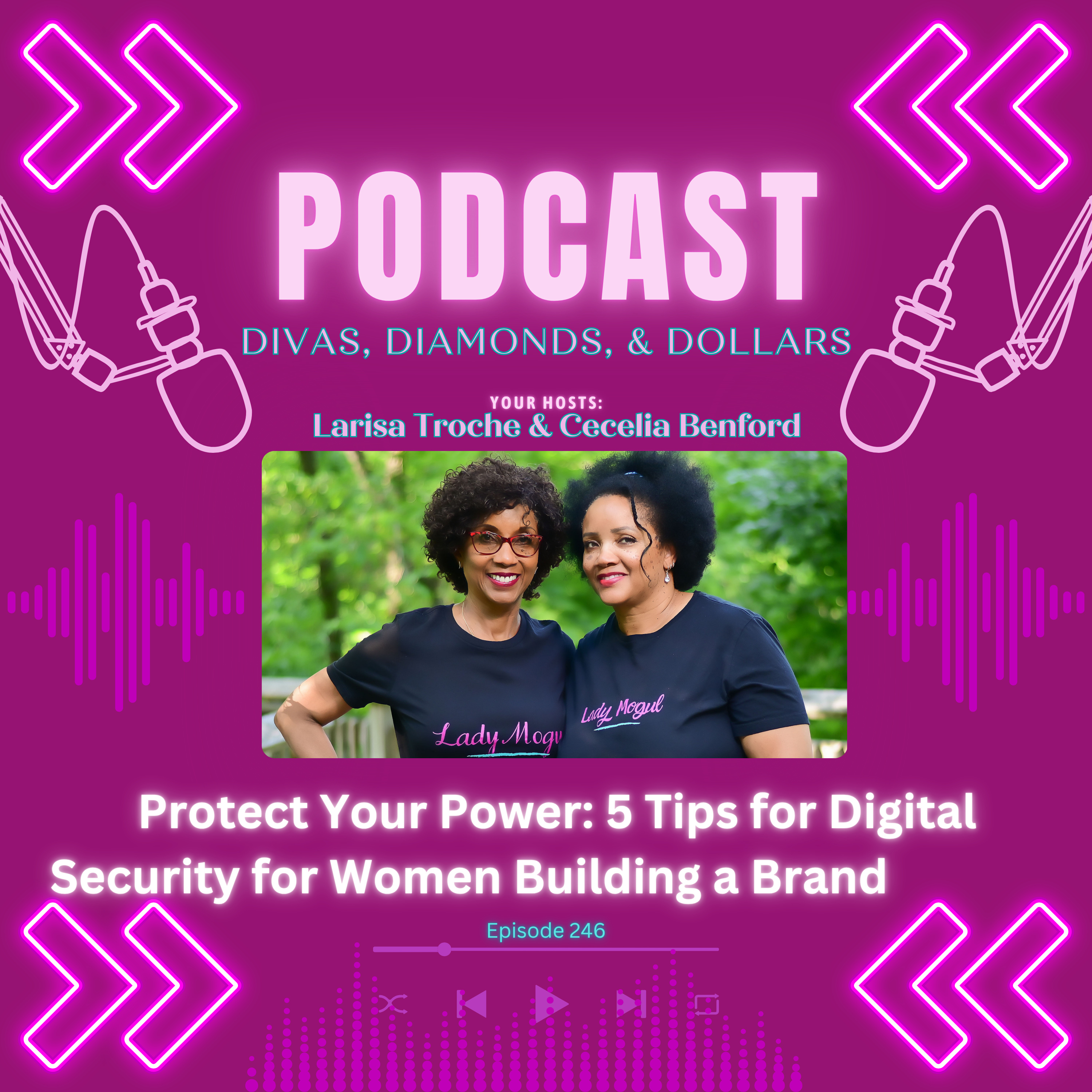 Ep. 246 _Protect Your Power: 5 Tips for Digital Security for Women Building a Brand