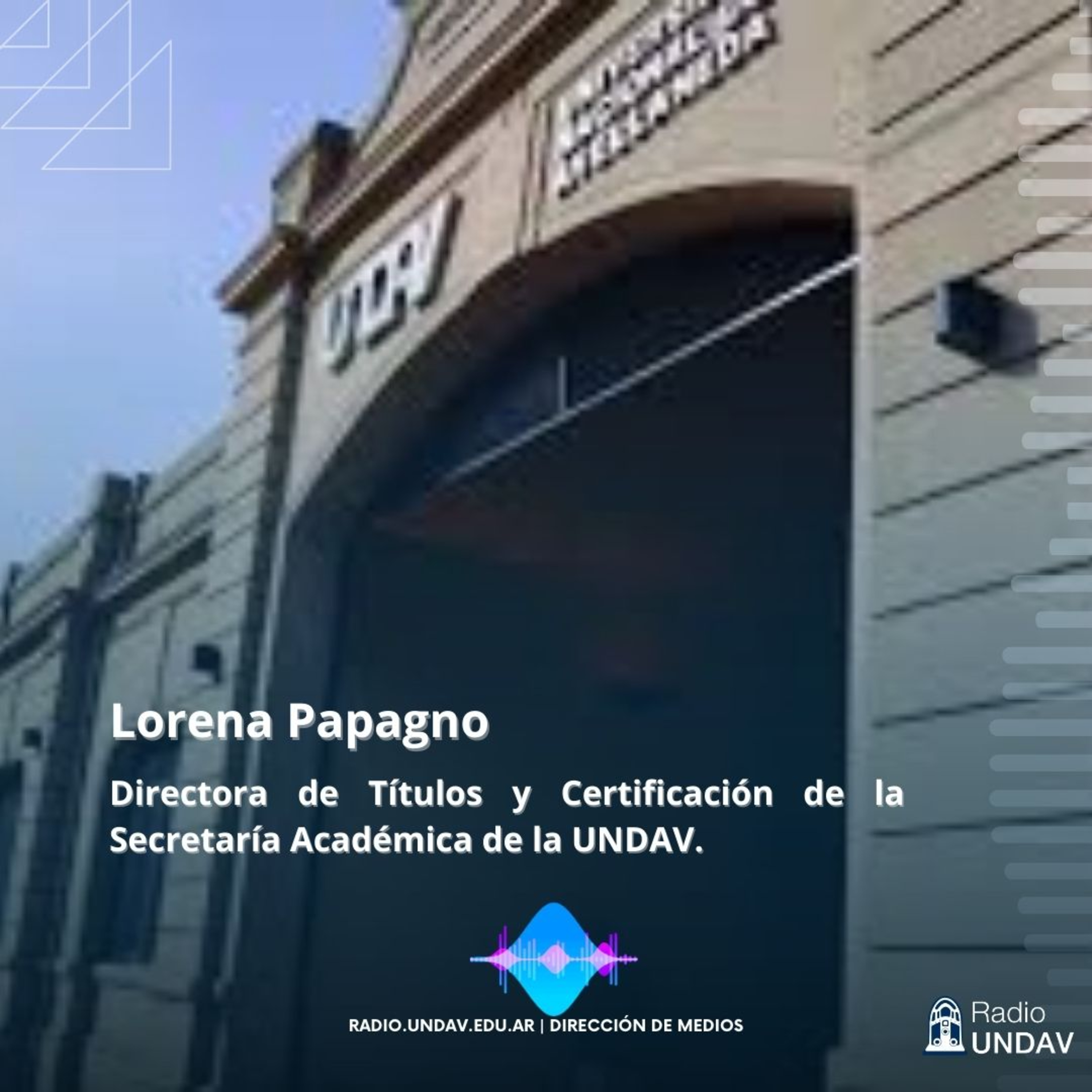 Portada de Radio UNDAV