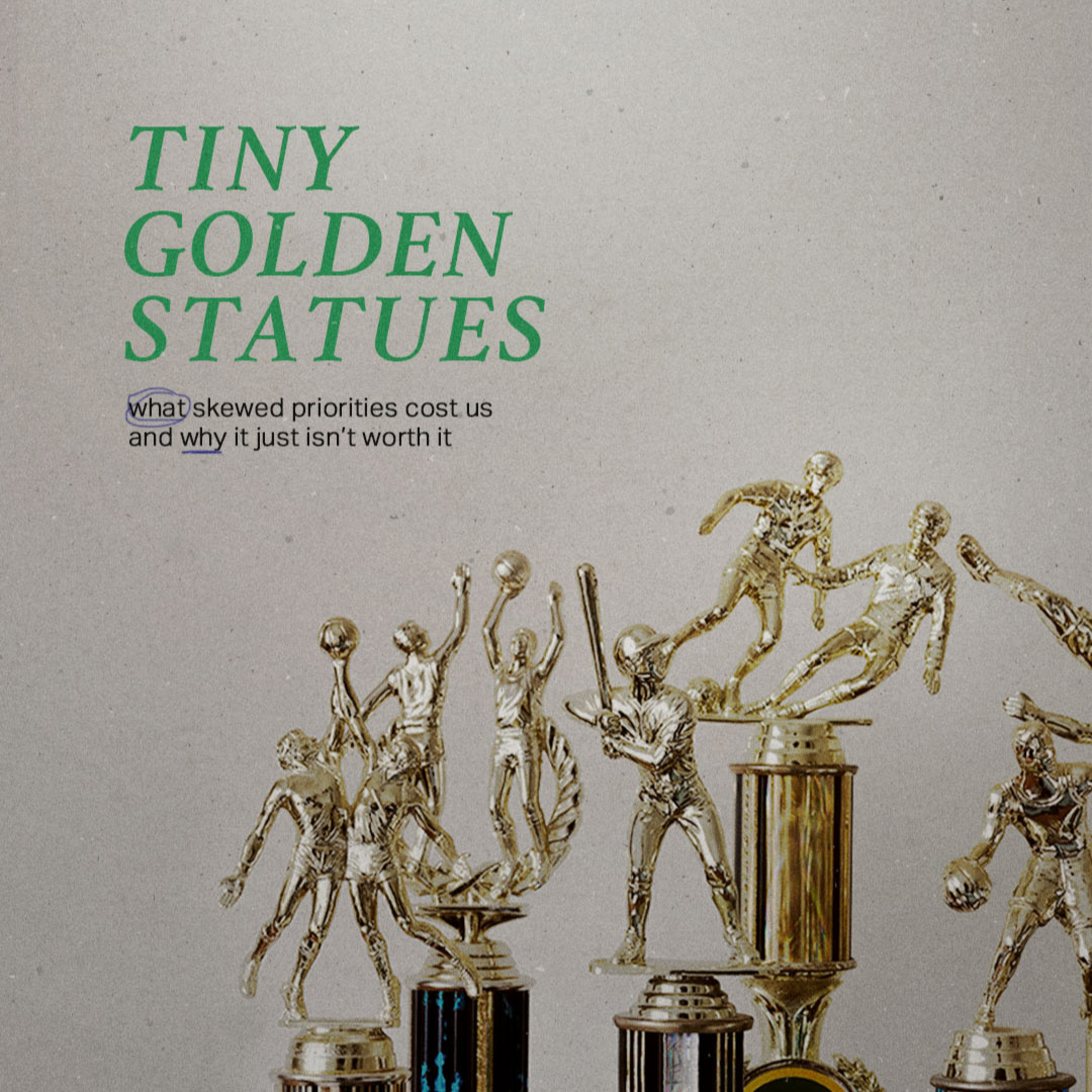 TINY GOLD STATUES: Wk 4- "MOST ORGANIZED" episode artwork