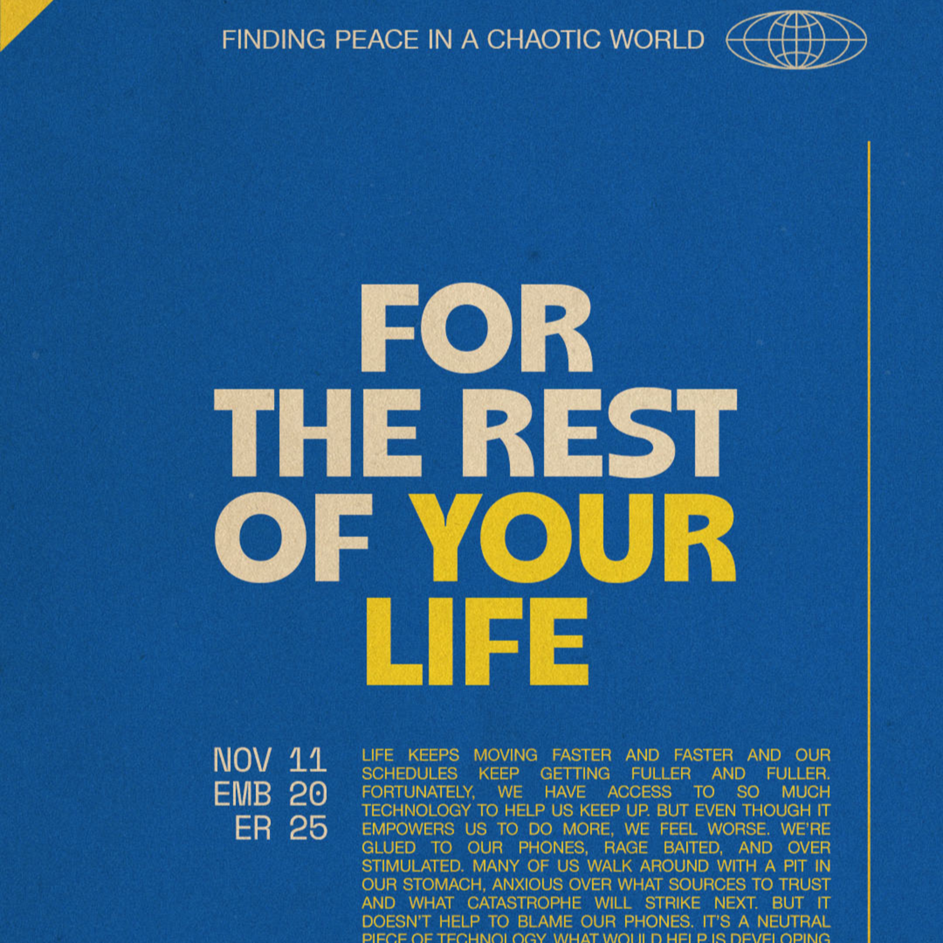 FOR THE REST OF YOUR LIFE: Problem #4- I’M OVERWHELMED (Sabbath) episode artwork