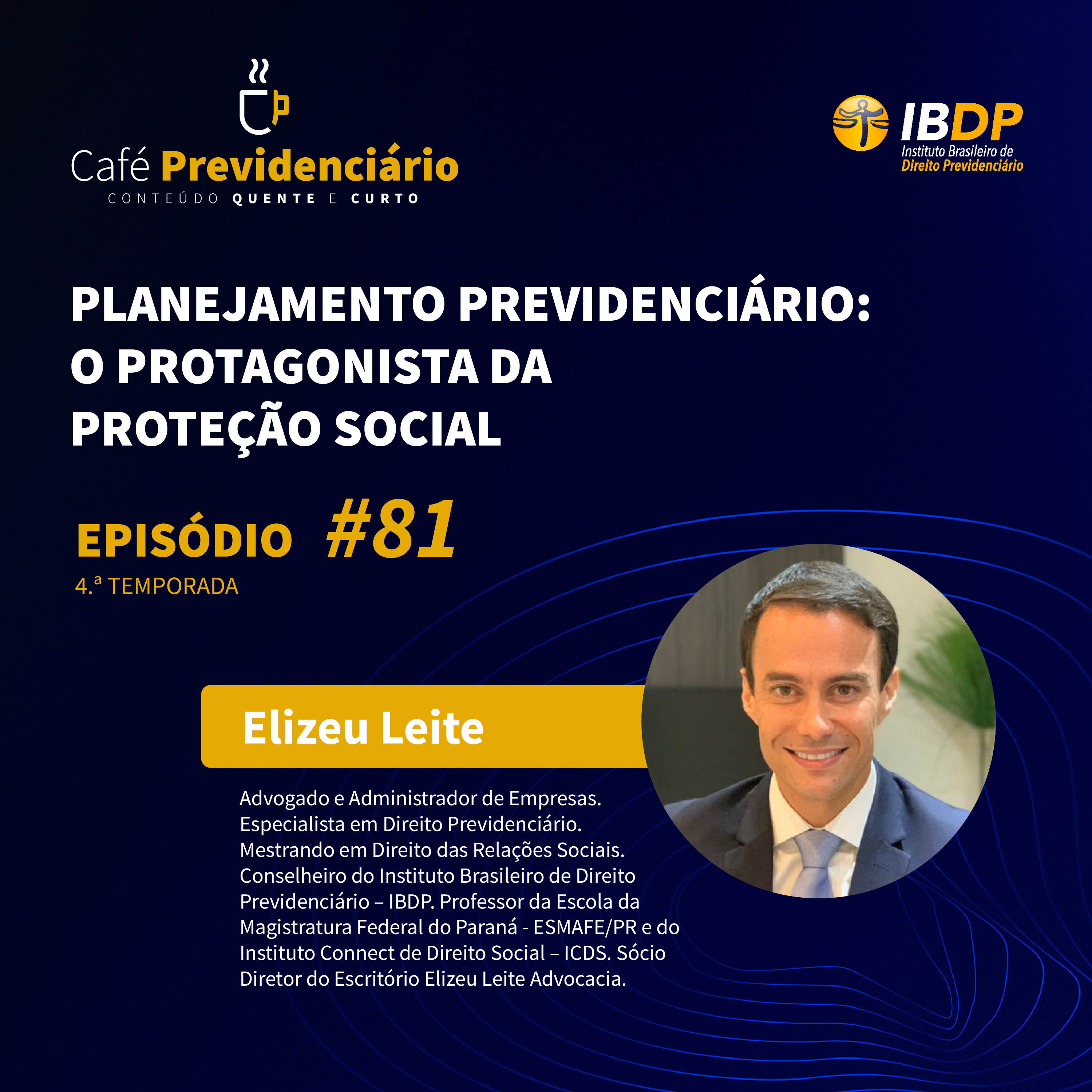 #81 - Planejamento Previdenciário: O protagonista da proteção social. episode artwork