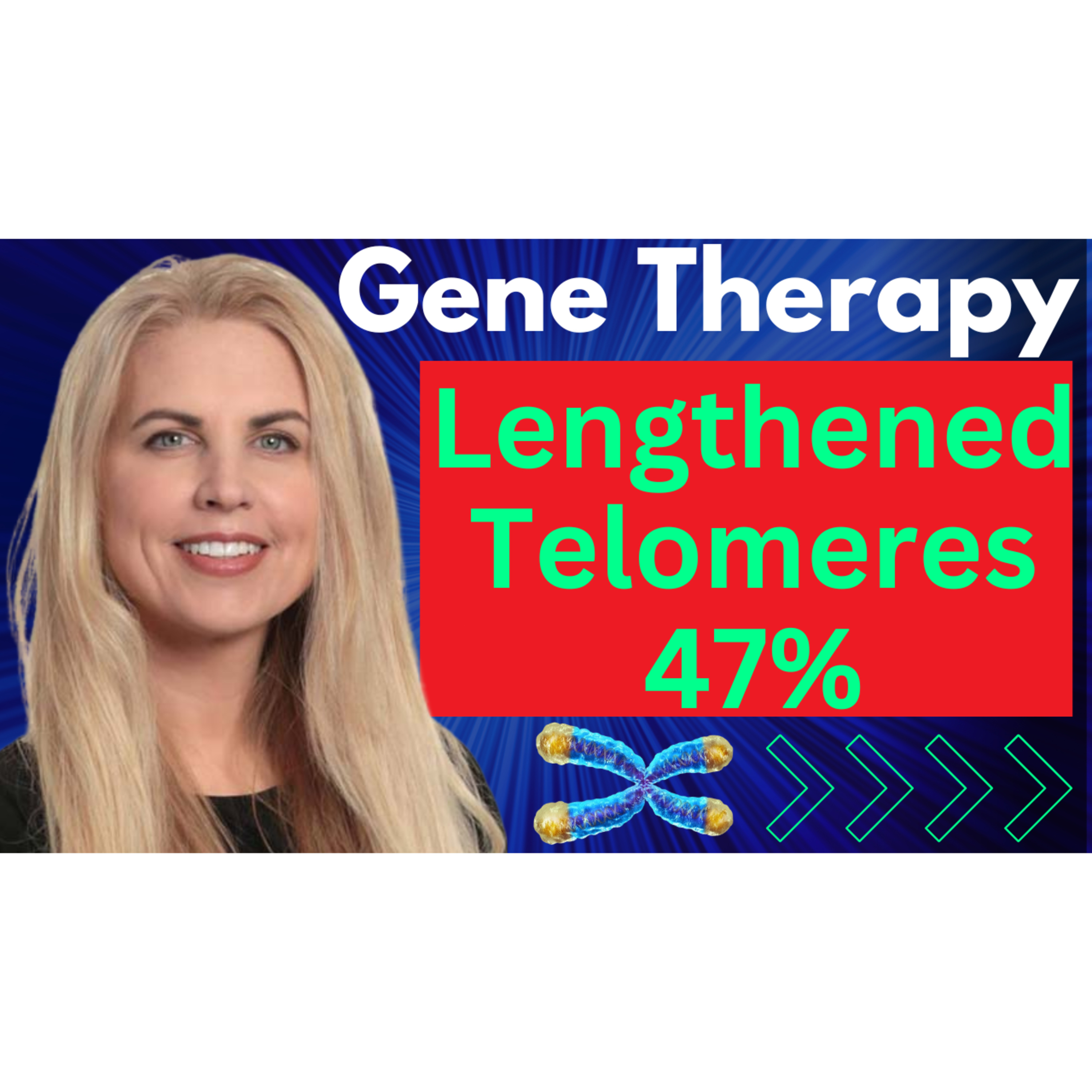 Telomeres Lengthened by 47% & Continue to Grow with Gene Therapy | Liz Parrish Interview episode artwork