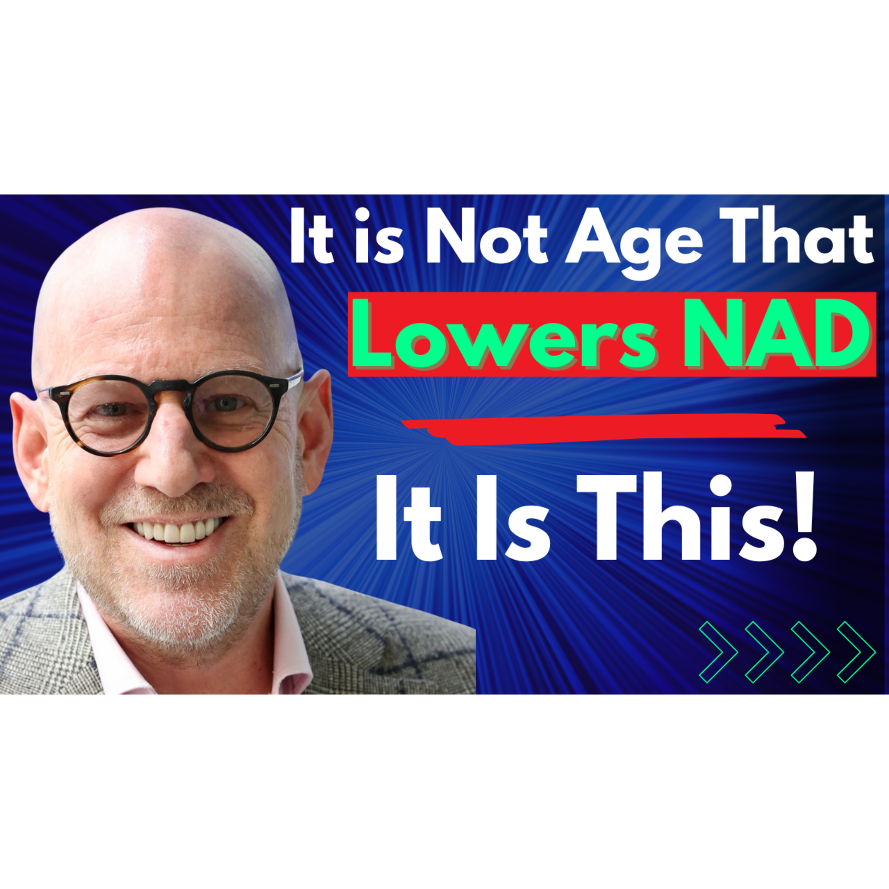 It is Not Age That Lowers NAD - It is This! | Dr Charles Brenner episode artwork