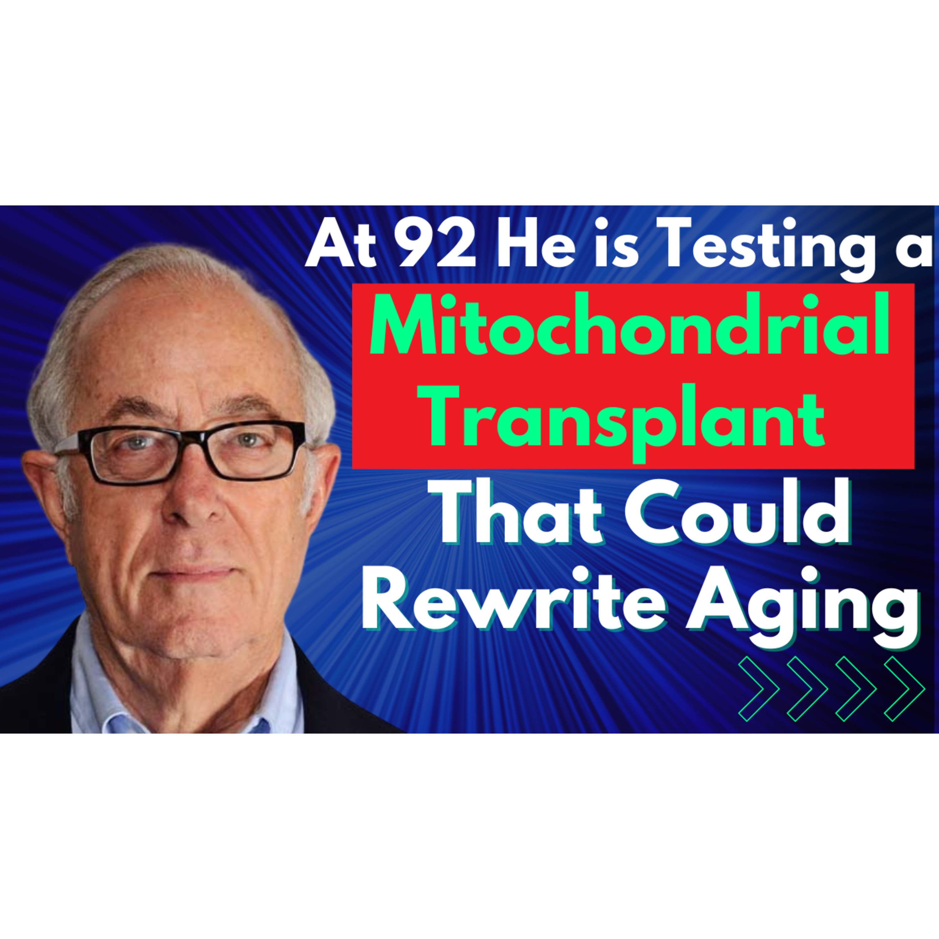 At 92 He is Testing a Mitochondrial Transplant That Could Rewrite Aging | Dr John Cramer