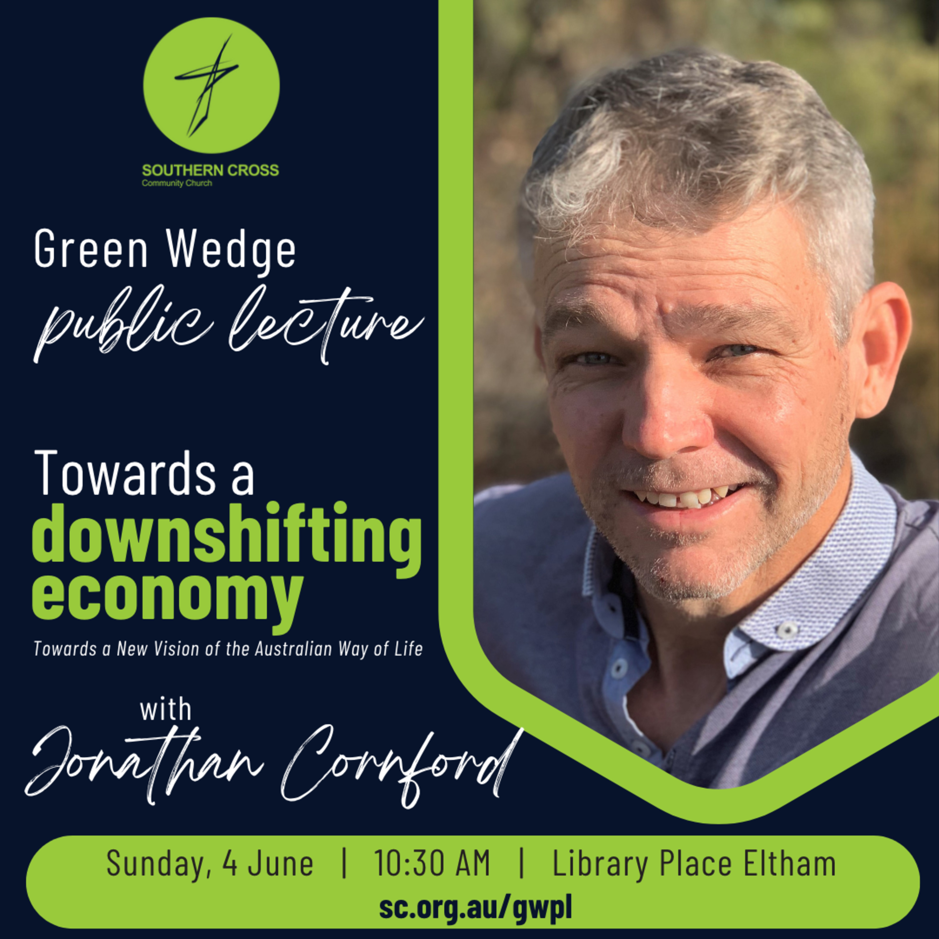 Sun, 4 June 2023 - Jonathan Cornford - Towards a Downshifting Economy: New Vision of the Australian Way of Life episode artwork