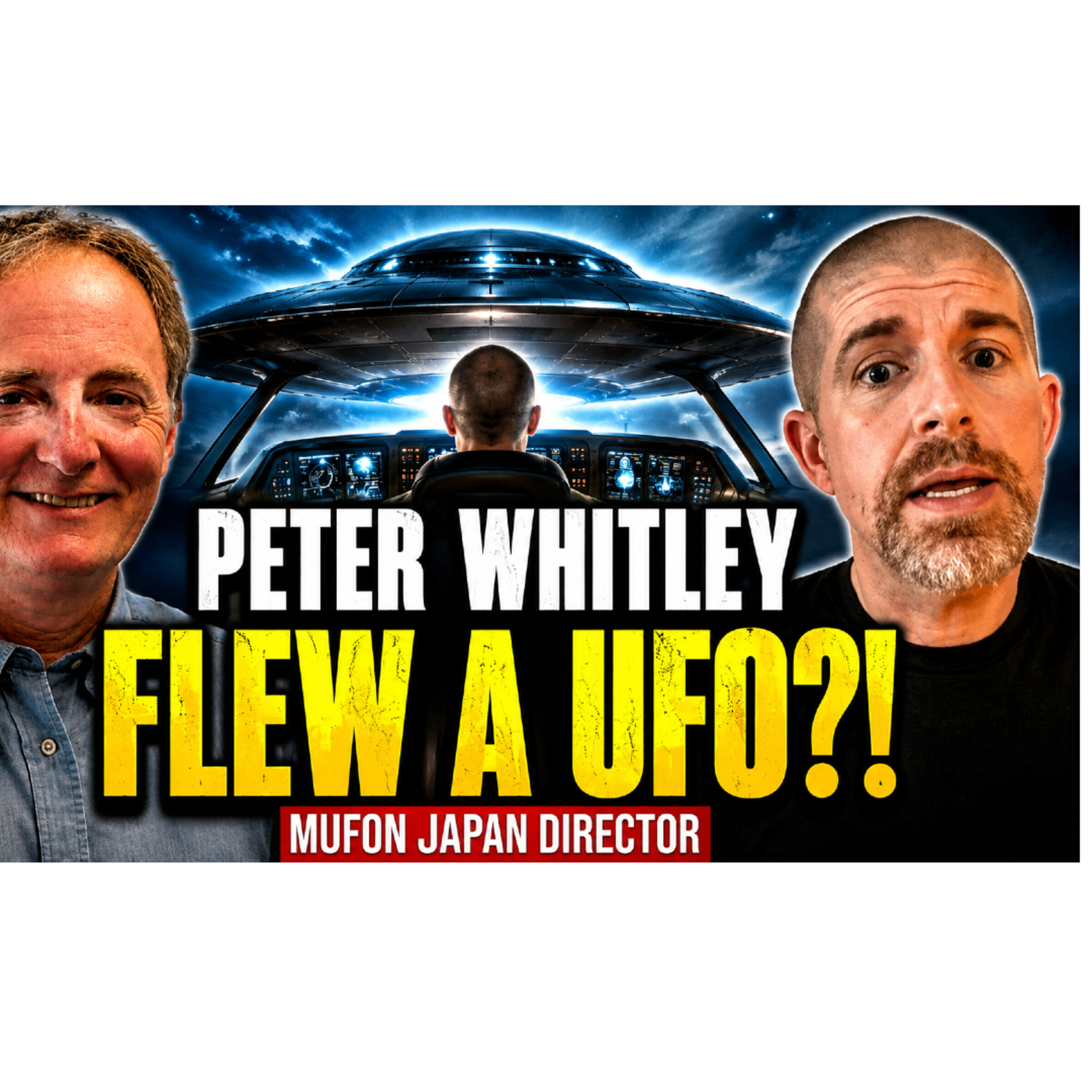 GRANT CAMERON MUFON's Peter Whitley flies a UFO episode artwork