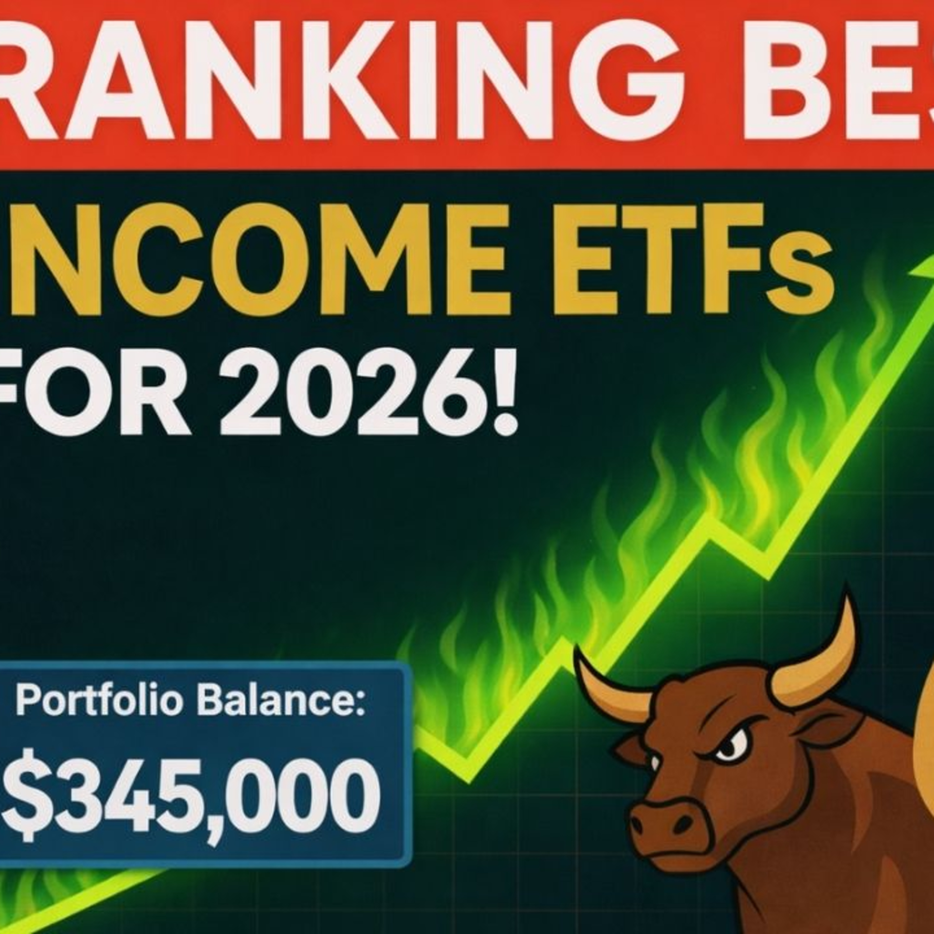 Ranking the BEST Income ETFs to Live Off Dividends for 2026! episode artwork