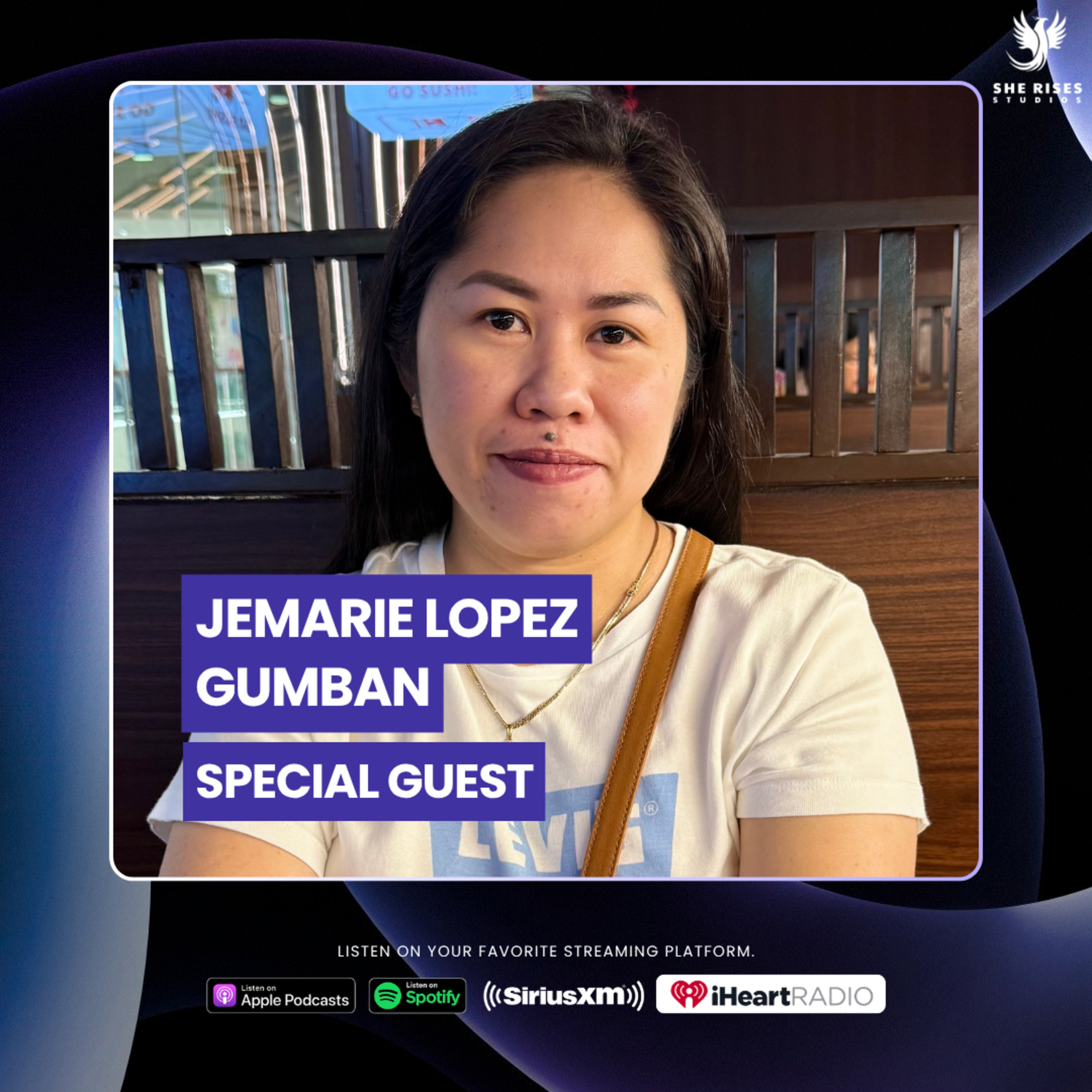 Behind the Scenes w/ Jemarie Lopez Gumban (Publishing Editor at She Rises Studios) episode artwork