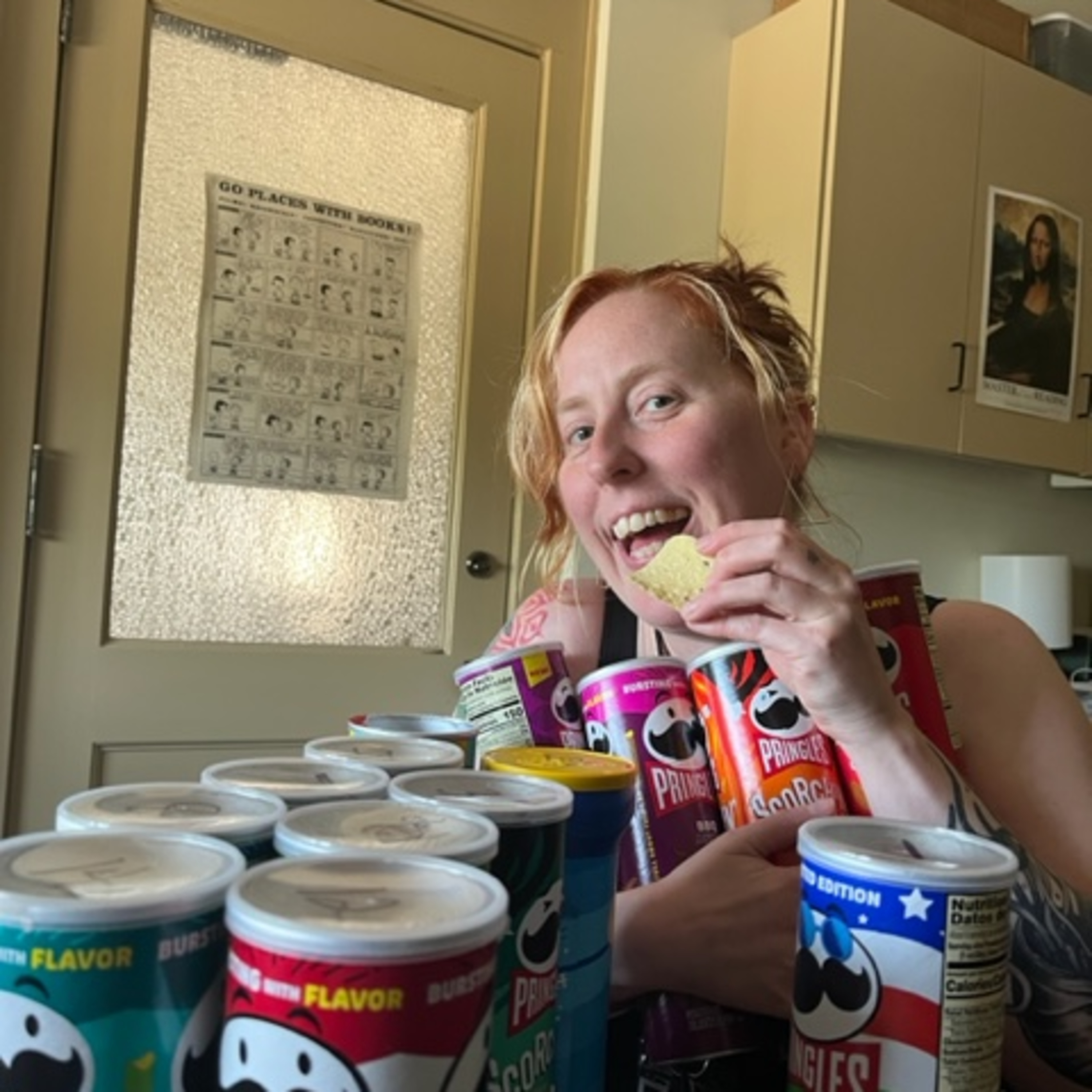 Episode 32: Steph Serves Up a Feast of Pringles and Book Genres episode artwork