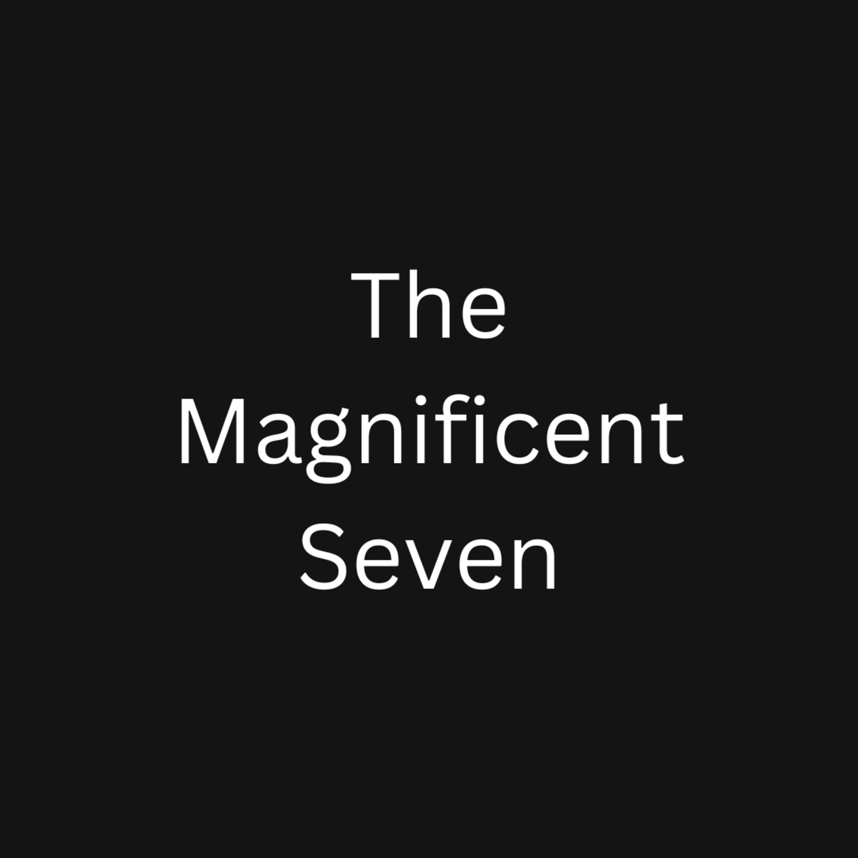 The Magnificent Seven episode artwork